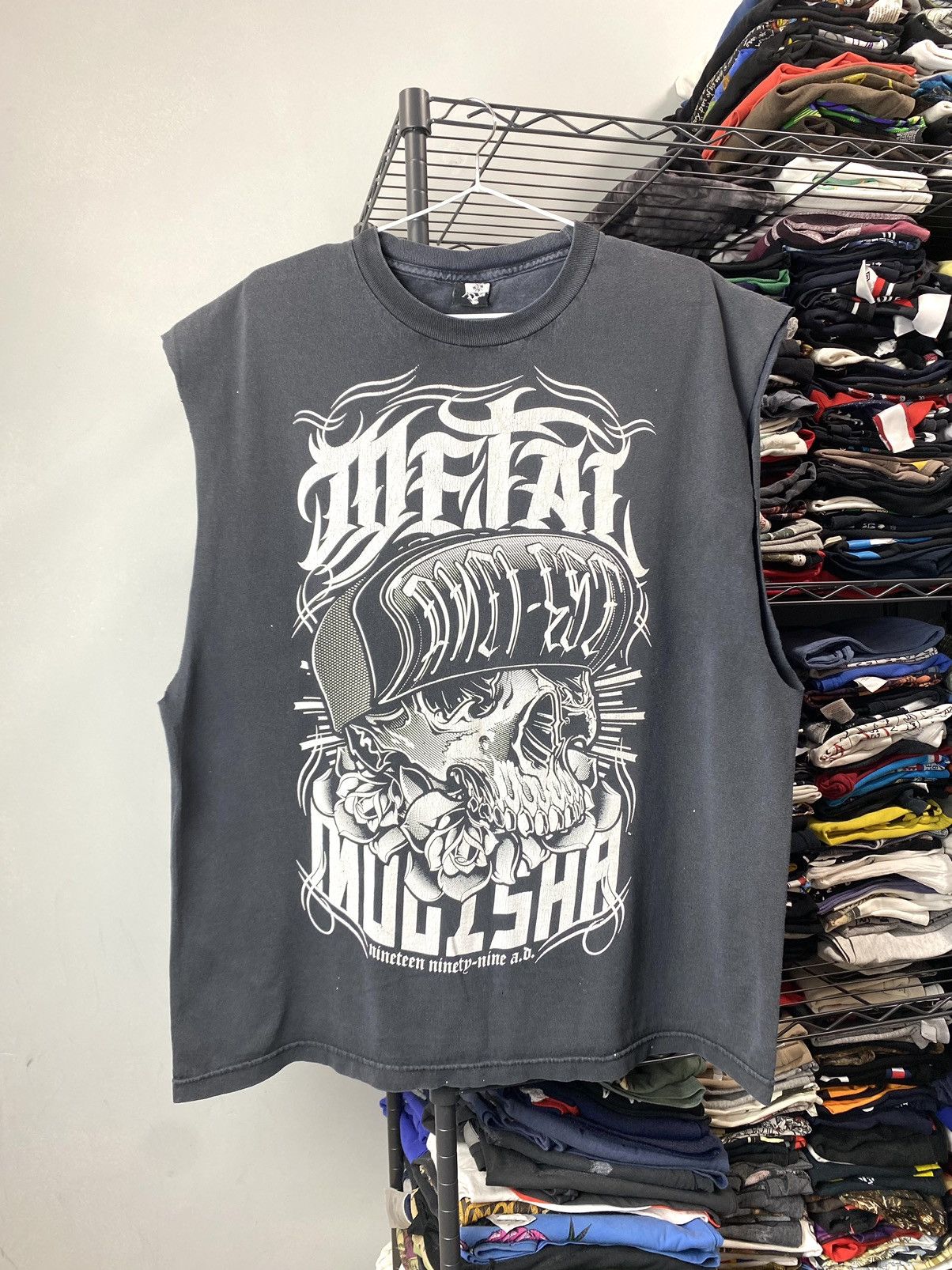 Metal Mulisha Vintage Metal Mulisha Scull Chain TShirt West Coast Choppers Size US L / EU 52-54 / 3 - 1 Thumbnail