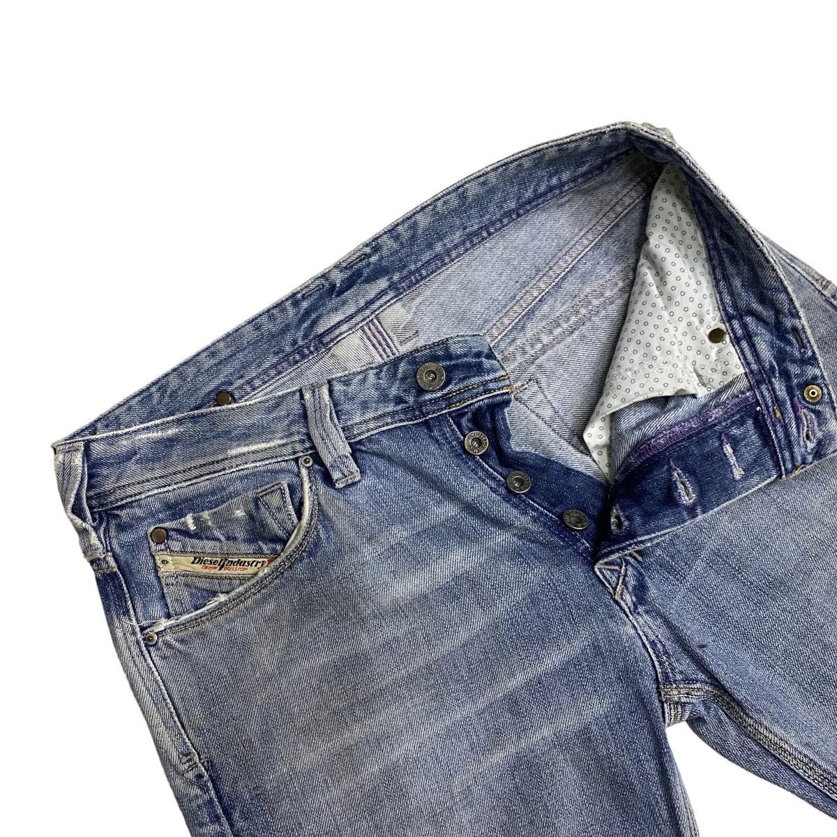 Diesel Diesel Industry washed distressed denim Size US 30 / EU 46 - 5 Thumbnail