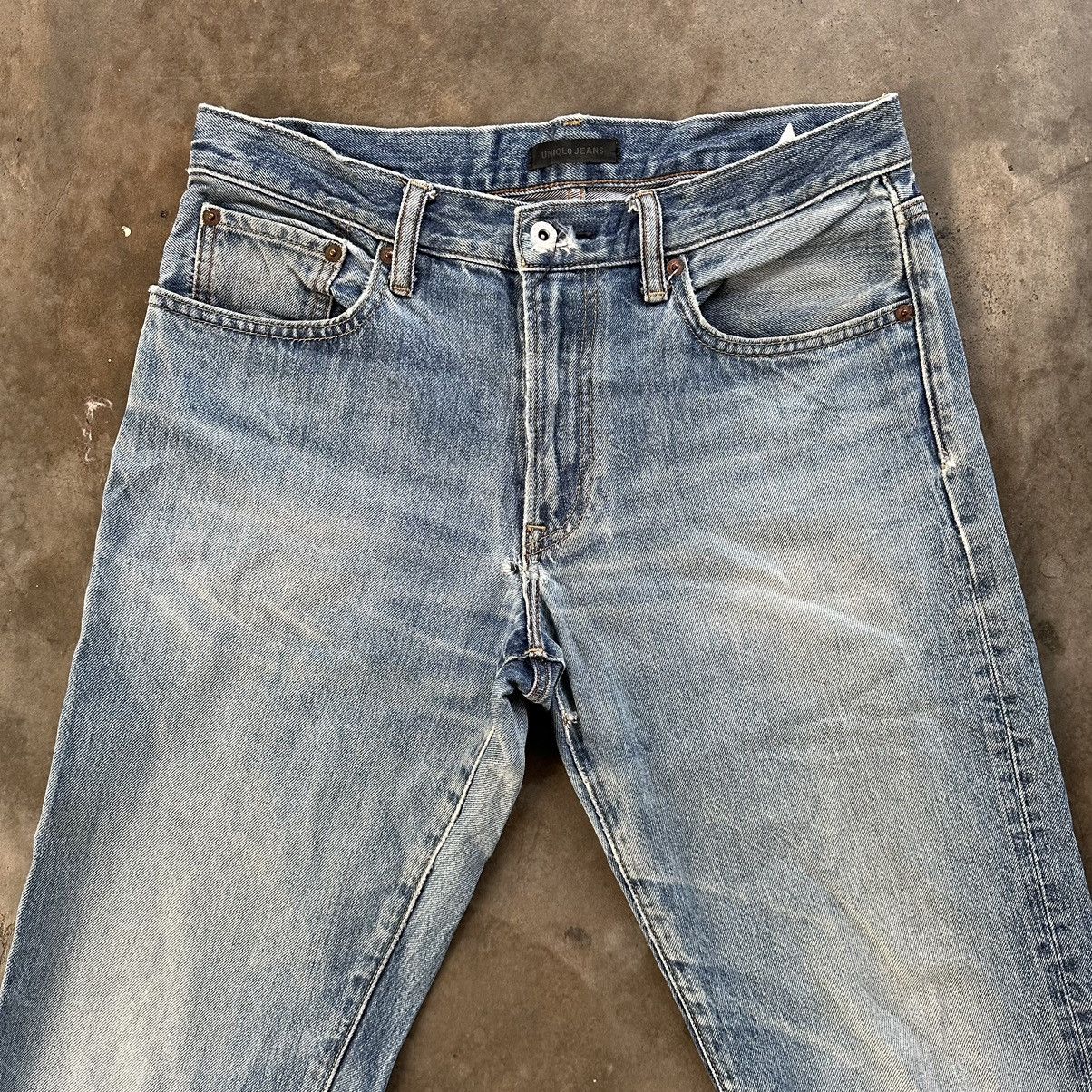 Japanese Brand Vintage Japanese Faded Jean Distressed Denim Pant W32 Size US 32 / EU 48 - 3 Thumbnail