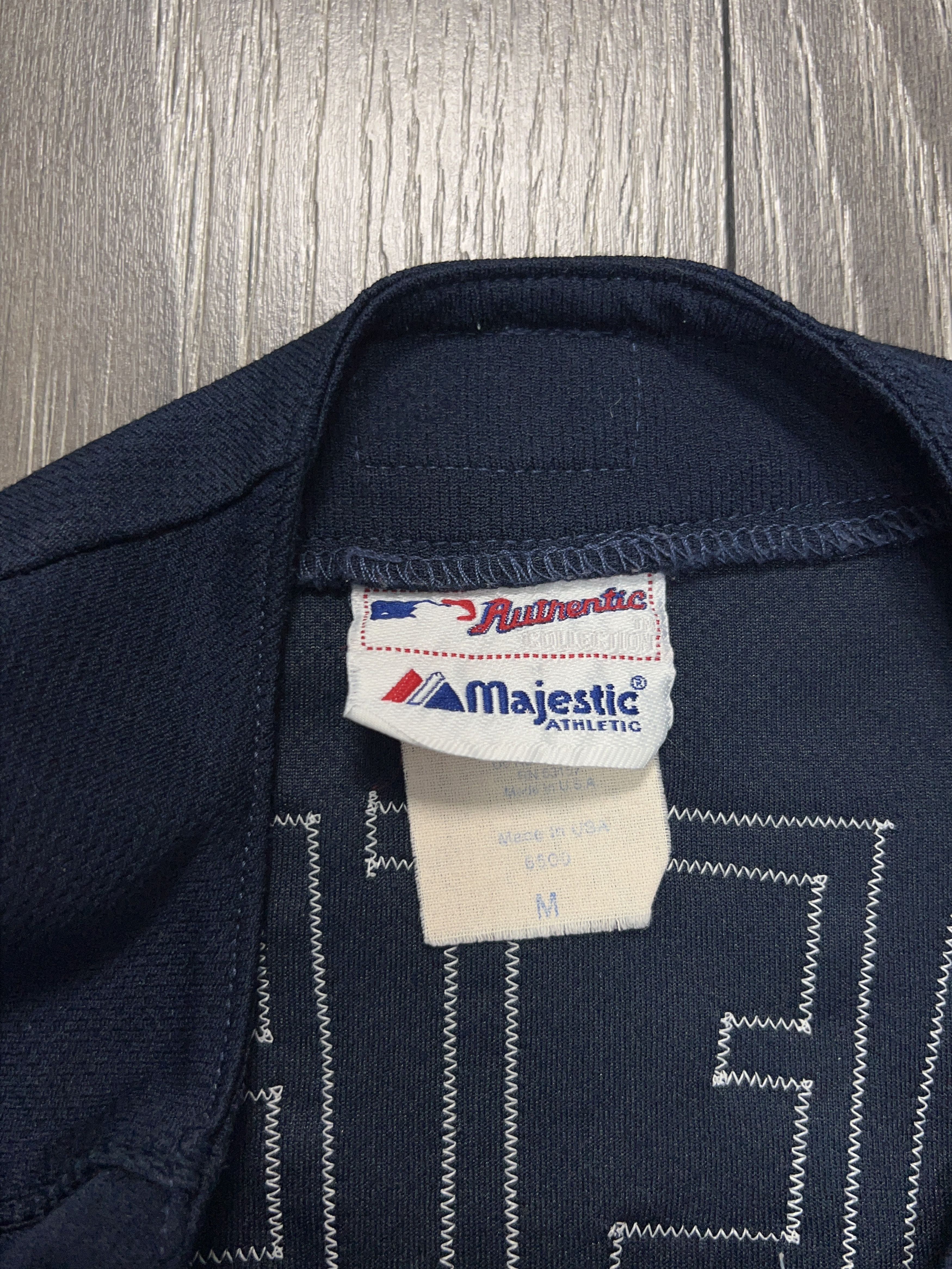 MLB Vintage New York Yankees #2 JETER Baseball Shirt Jersey M Size US M / EU 48-50 / 2 - 6 Thumbnail