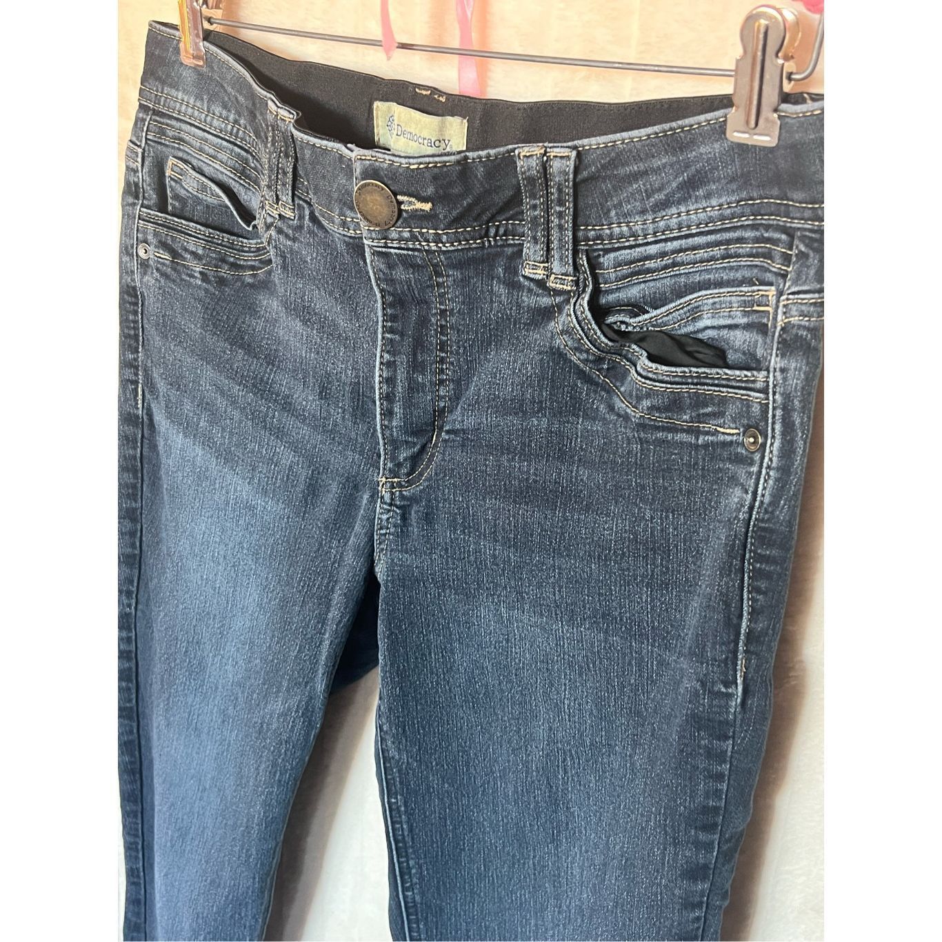 Other Democracy “ab” Technology Blue Jeans Woman’s Size 10 Skinny Size 32" / US 10 / IT 46 - 3 Thumbnail