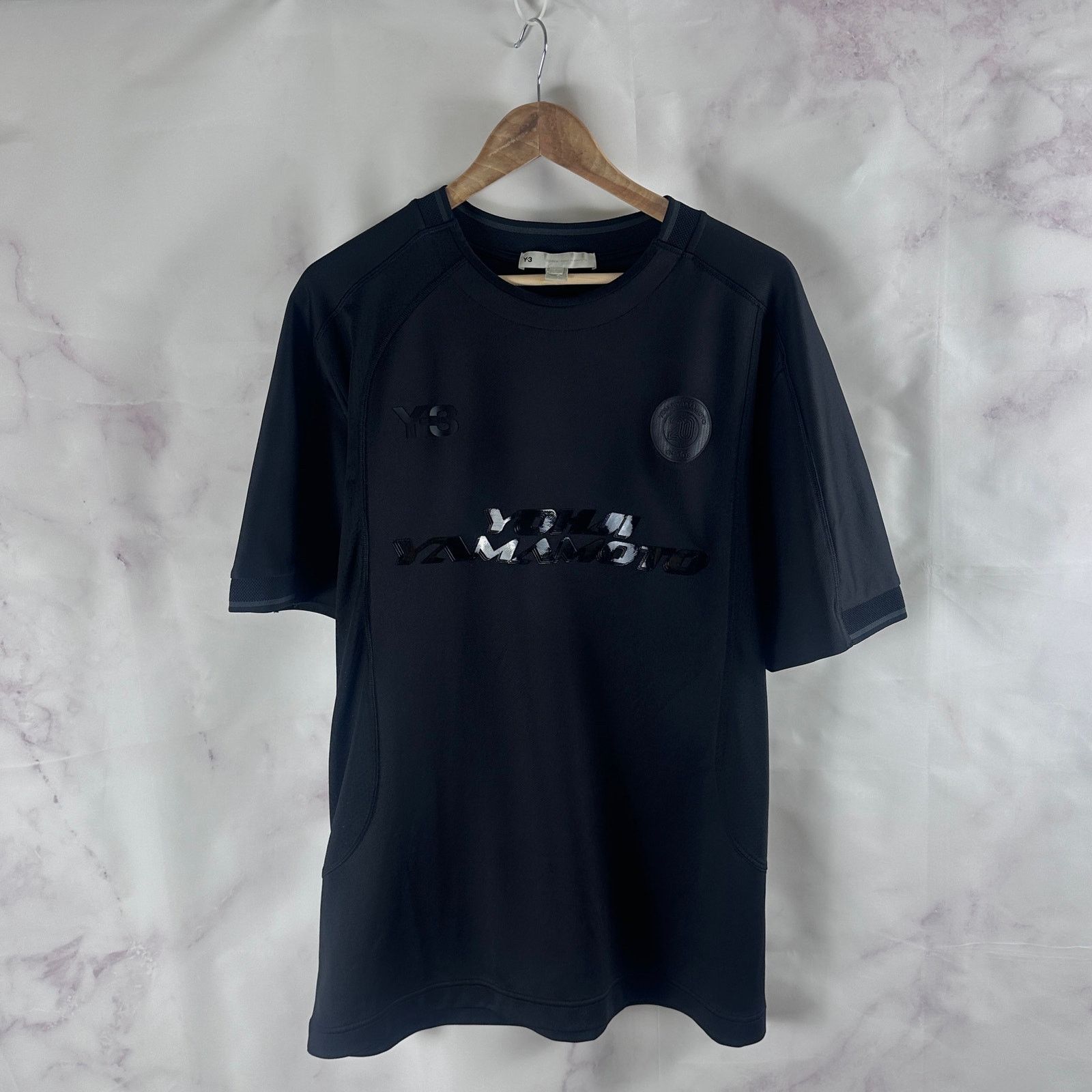 Y-3 Yohji Yamamoto Black Jersey Size US L / EU 52-54 / 3 - 1 Thumbnail