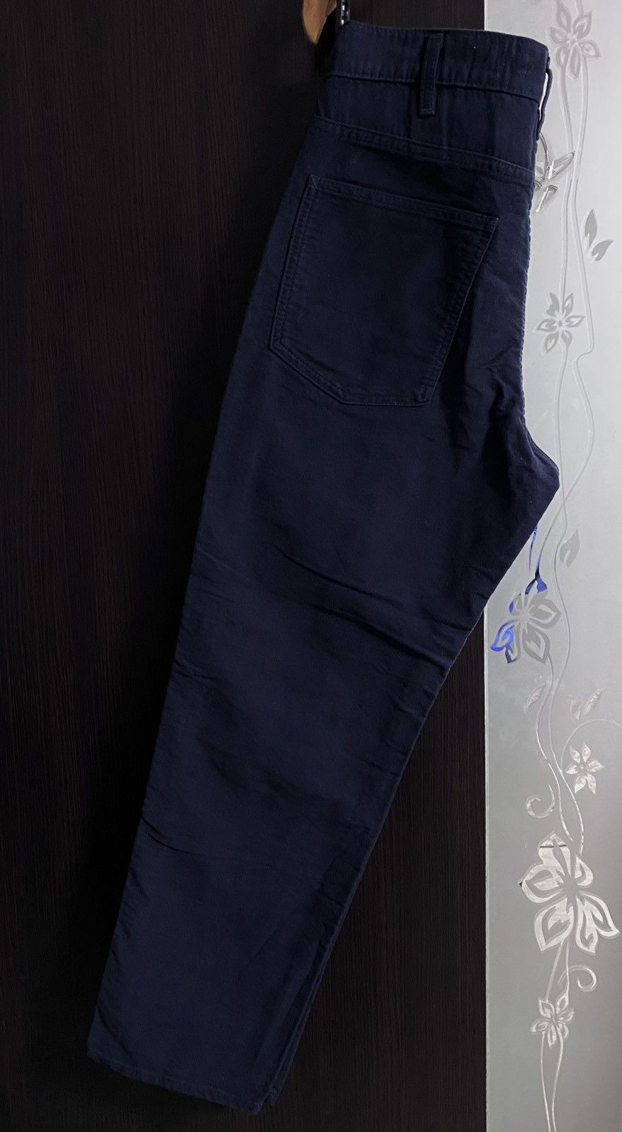 Uniqlo Women’s Uniqlo U Navy Cotton Mom Basic Jeans Denim Japanese Size 29" - 5 Thumbnail
