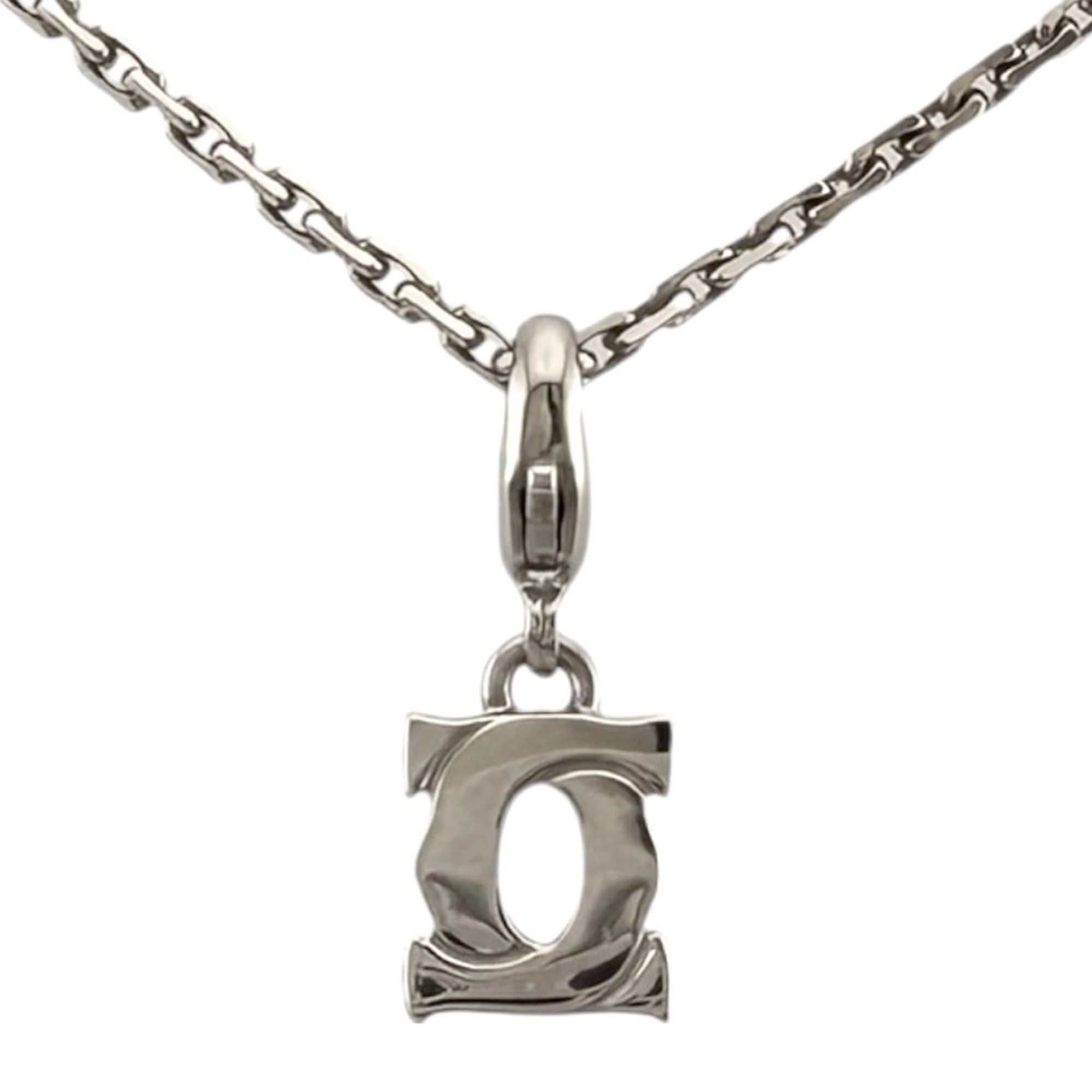 Cartier 2C Necklace 18k Gold Women's Pre-owned CARTIER Charm
