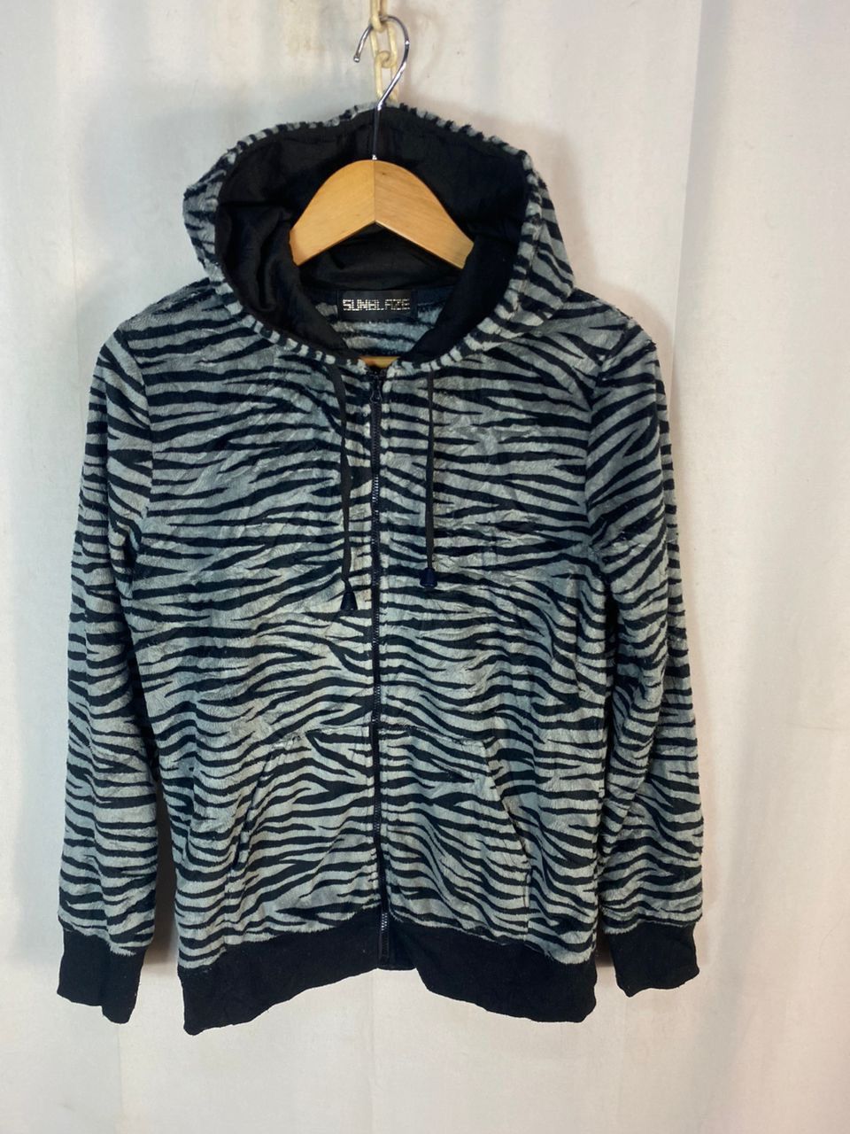 Sunblaze tiger stripe zipper hoodie