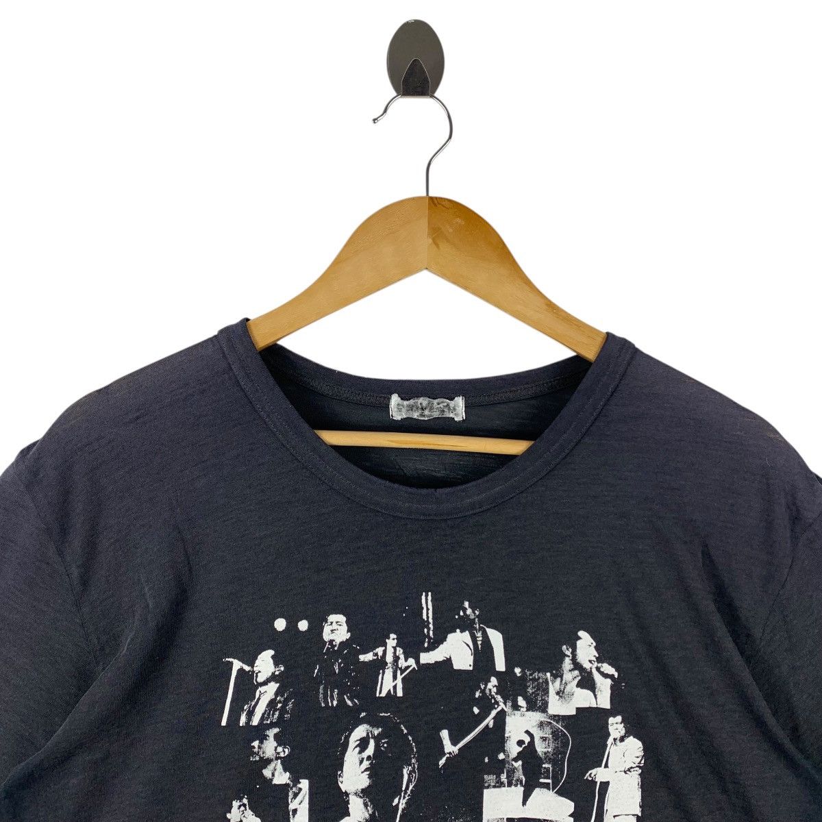 Other Vintage Eikichi Yazawa "Garuru Records" J-Rock Graphic Tee Size US M / EU 48-50 / 2 - 2 Thumbnail