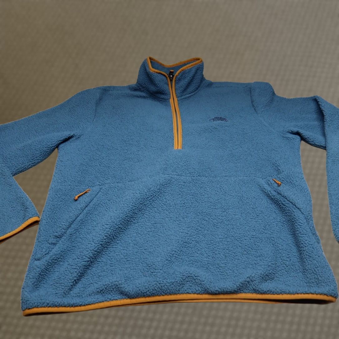 The North Face The North Face Sweater Mens L Blue Fleece Pullover 1/4 Zip Outdoor Mock Neck Zip Pockets Size US L / EU 52-54 / 3 - 1 Thumbnail