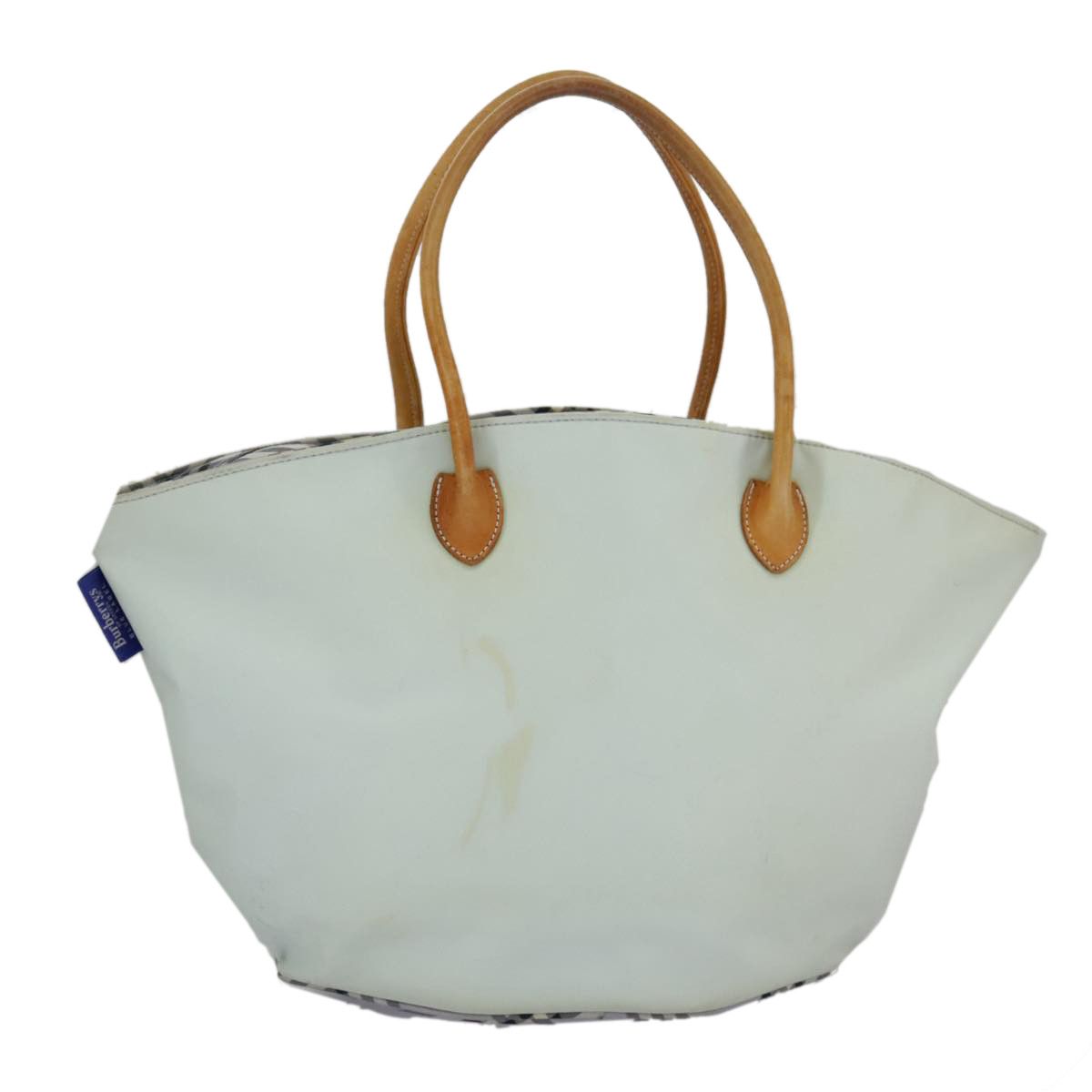 Burberry Blue Synthetic Tote Bag (Pre-Owned) Size ONE SIZE - 1 Thumbnail