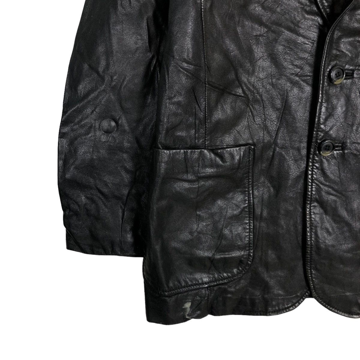 Genuine Leather 🔥90’s Garments Genuine Leather Jacket Double Breast Japan Size US L / EU 52-54 / 3 - 4 Thumbnail