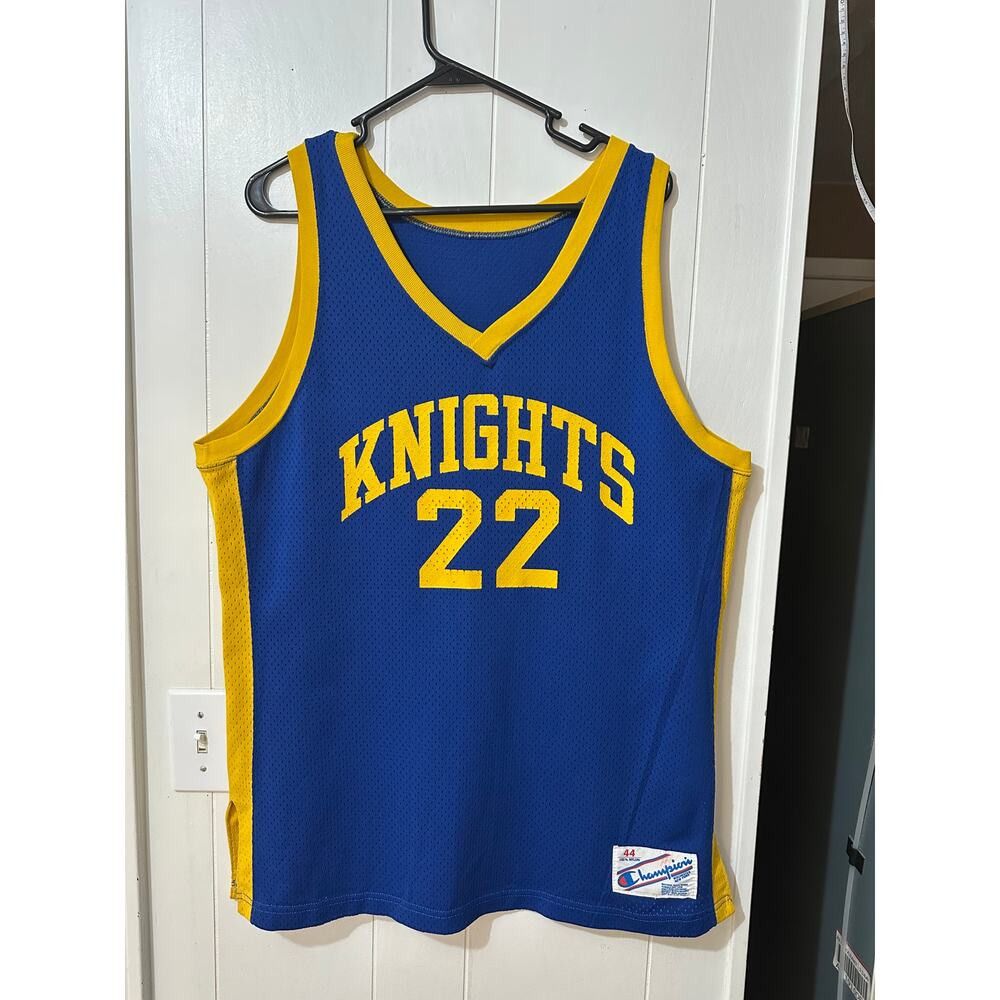 Champion Vintage Champion Knights 22 Mesh Basketball Jersey Sz 44 Bl Size US L / EU 52-54 / 3 - 1 Thumbnail