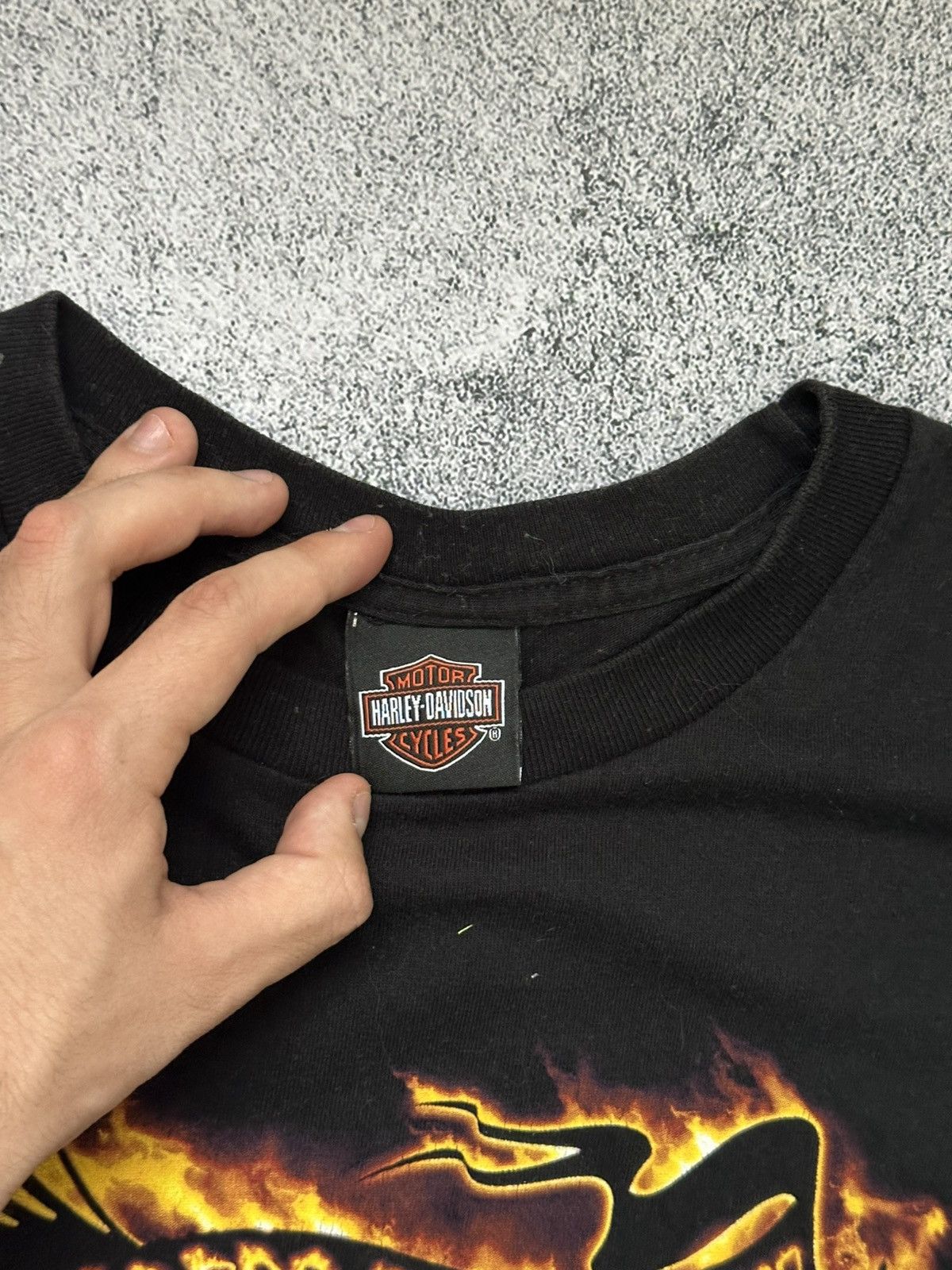 Harley Davidson Vintage Harley Davidson T-shirt London Stratstone Moto Size US XXL / EU 58 / 5 - 11 Thumbnail