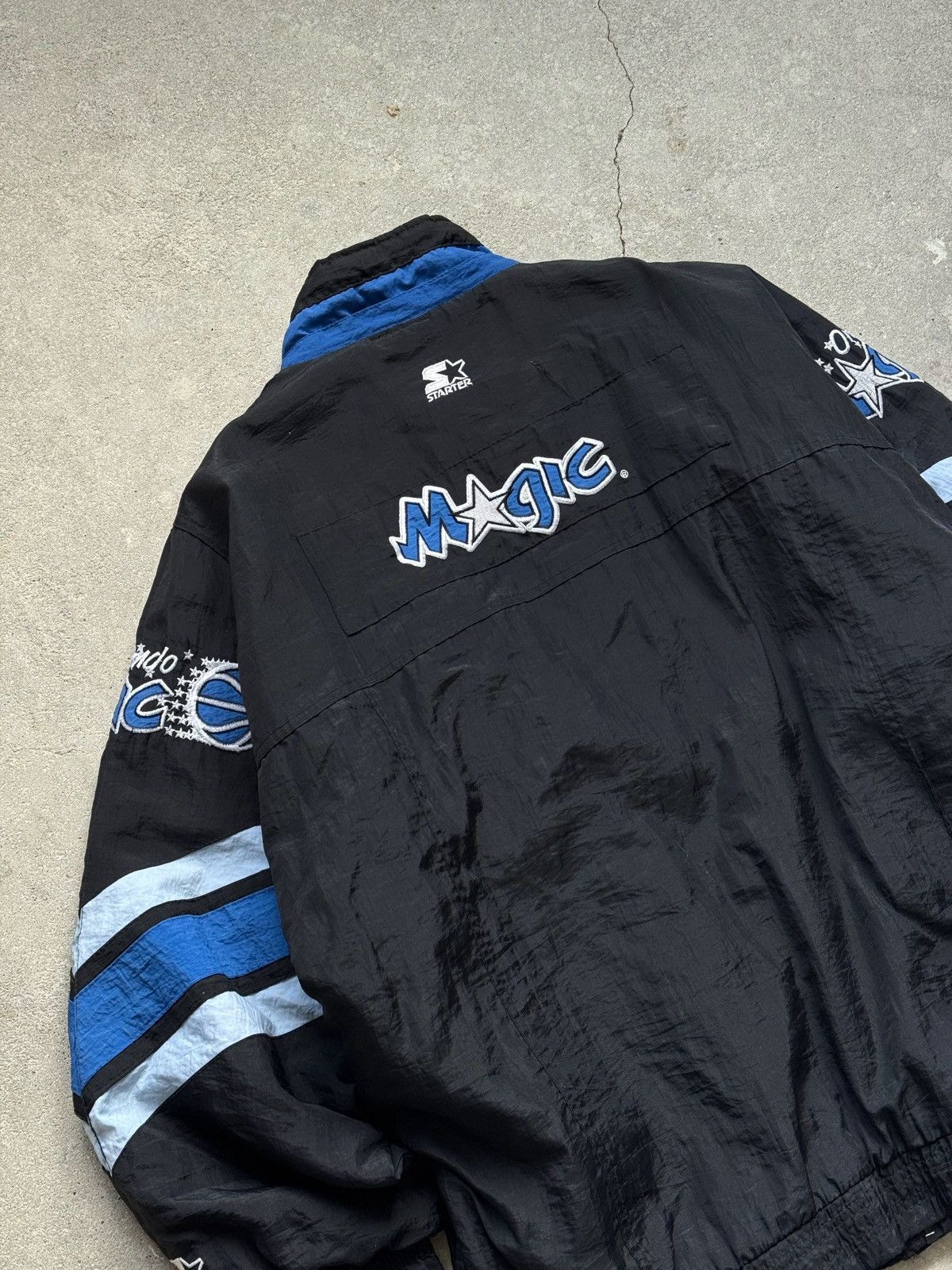 Starter Vintage 1990s Starter Orlando Magic Jacket NBA Size US XL / EU 56 / 4 - 13 Thumbnail