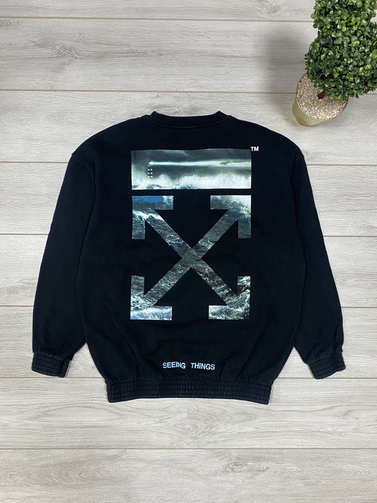 Off white jumper seeing things best sale