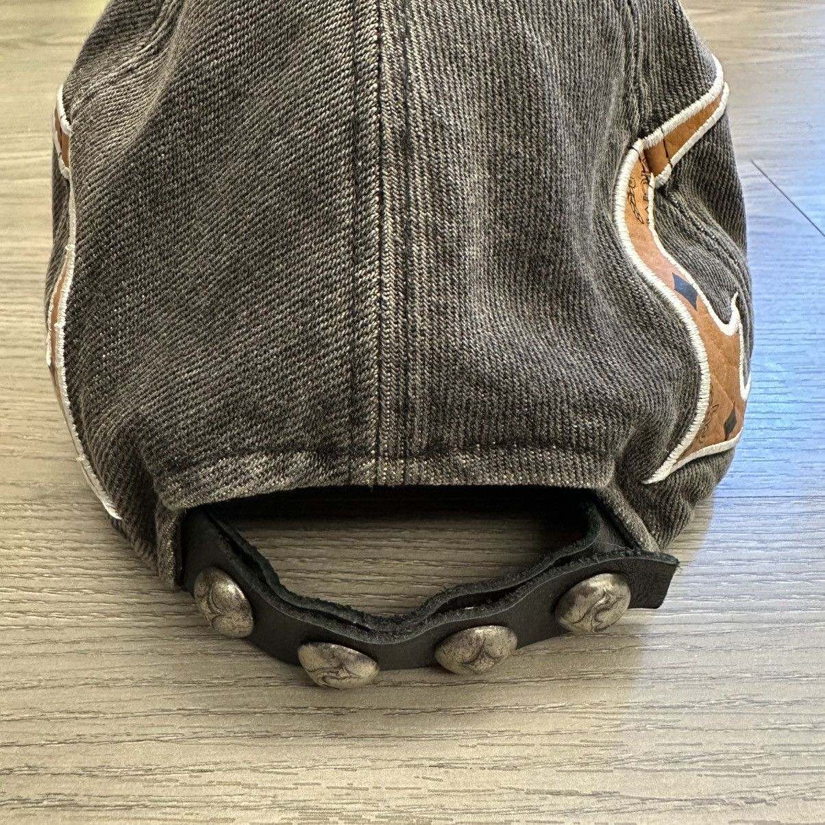 MCM × Thug Club Thug Club x MCM Tribal Leather Cap hat Size ONE SIZE - 9 Thumbnail