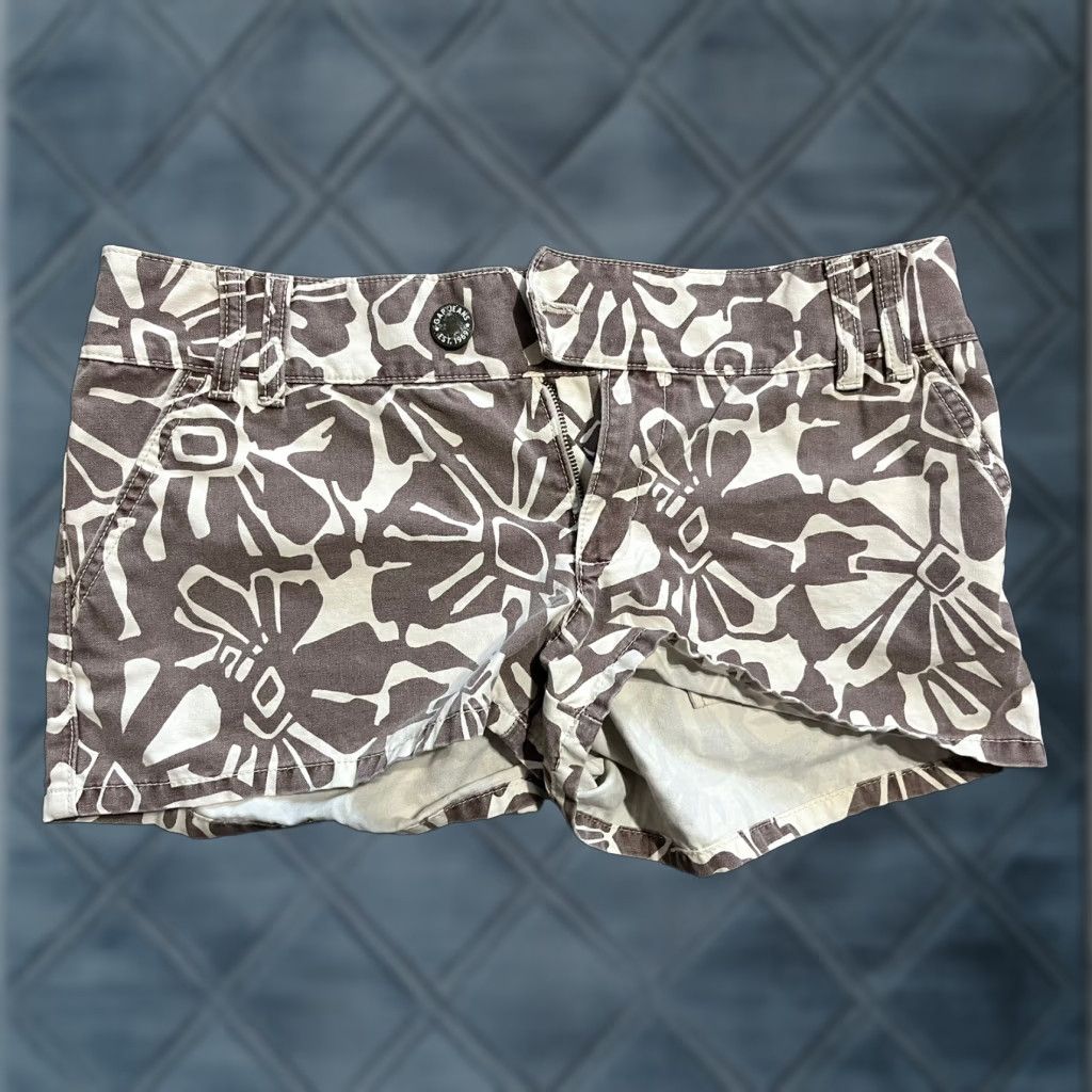 Gap Gap Jeans Printed Shorts All Over Beige & White 10 Denim Size 32" / US 10 / IT 46 - 1 Thumbnail