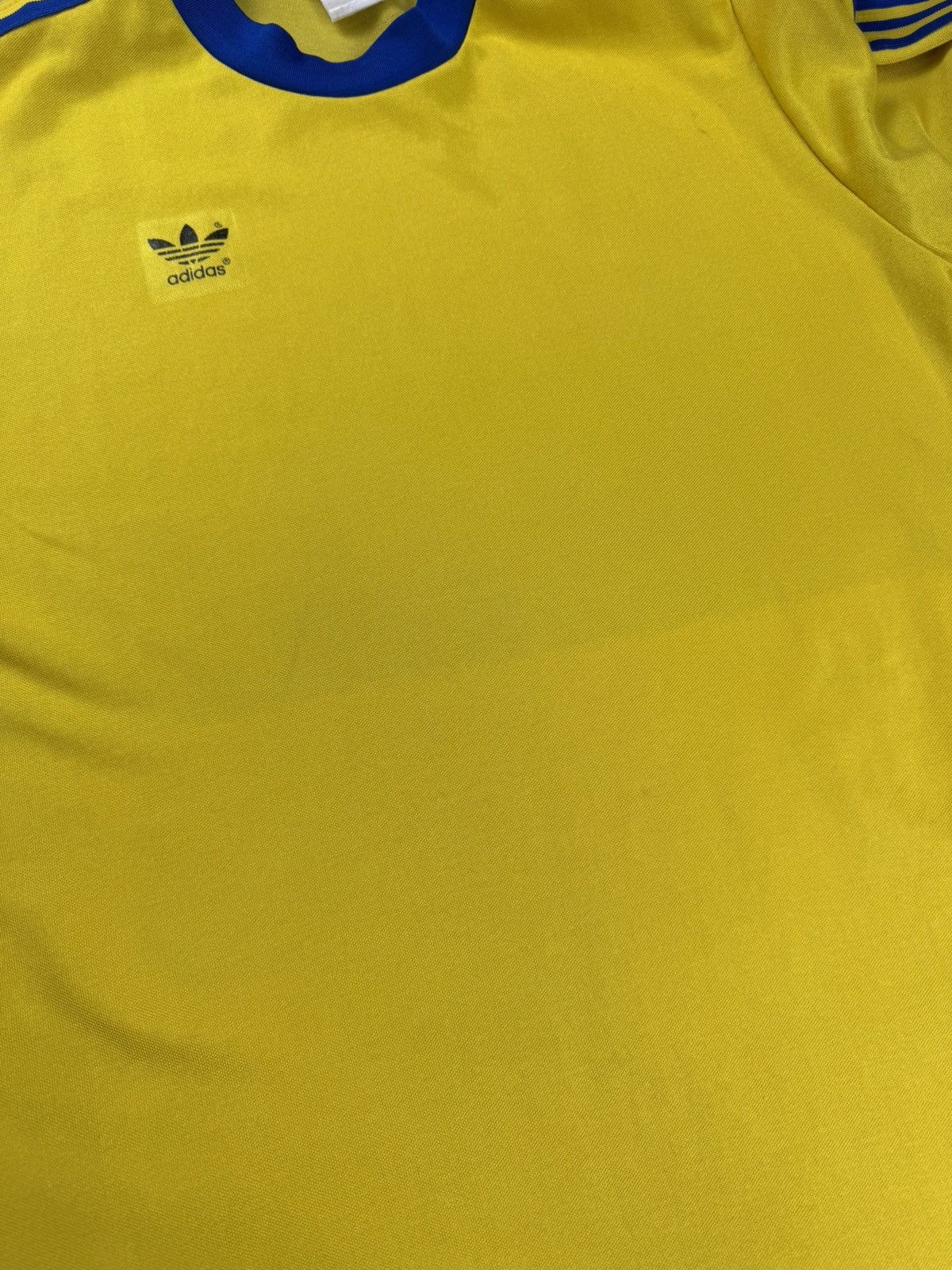 Adidas Adidas Vintage 1970s Soccer Jersey Made in West Germany Size US L / EU 52-54 / 3 - 7 Thumbnail