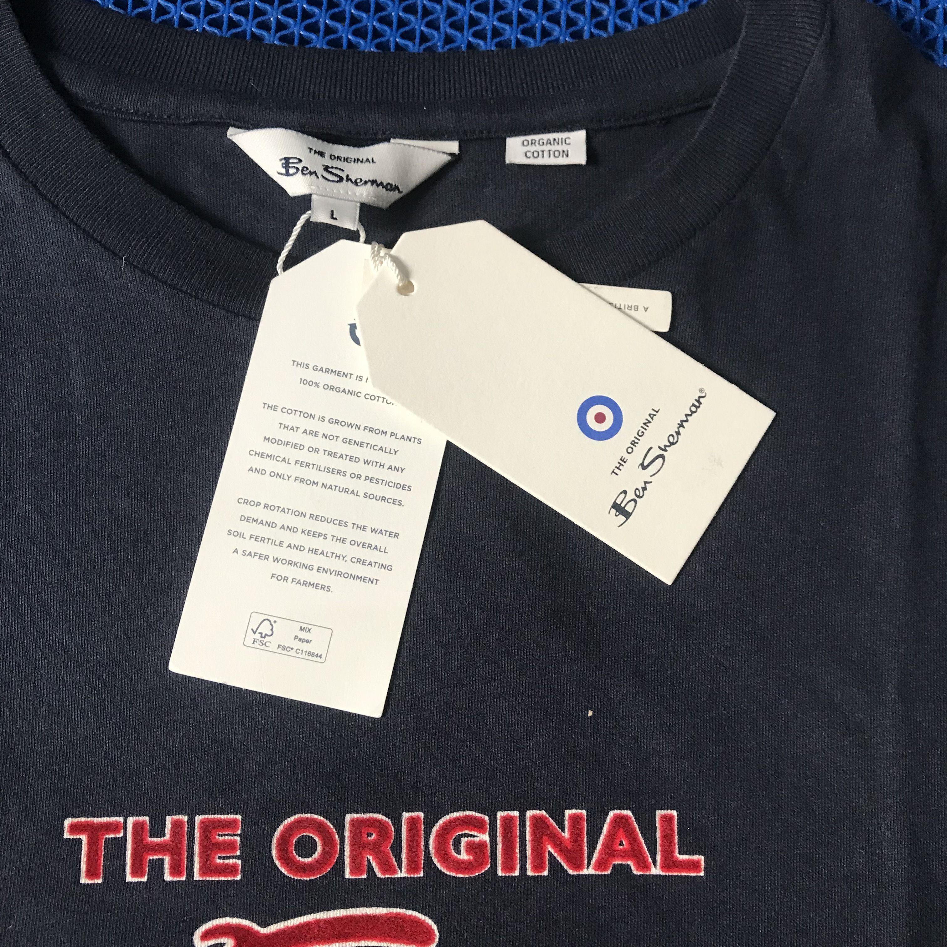 Ben Sherman Ben Sherman Ben Sherman Signature Logo Print T-Shirt Navy Size US L / EU 52-54 / 3 - 4 Thumbnail