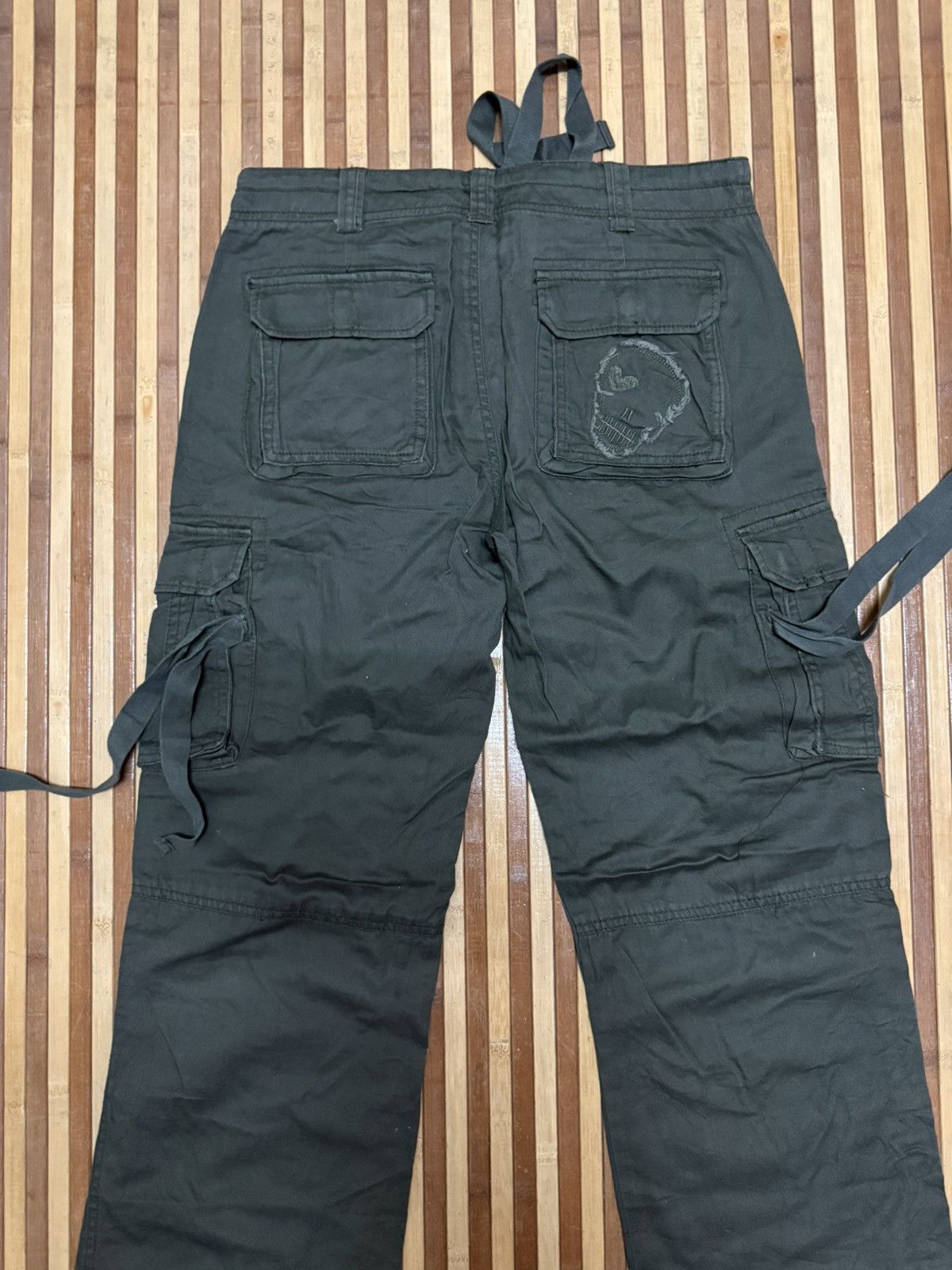 Japanese Brand POLHAM Unisex Cargo Pants Streetwear Multipocket Size US 29 - 6 Thumbnail