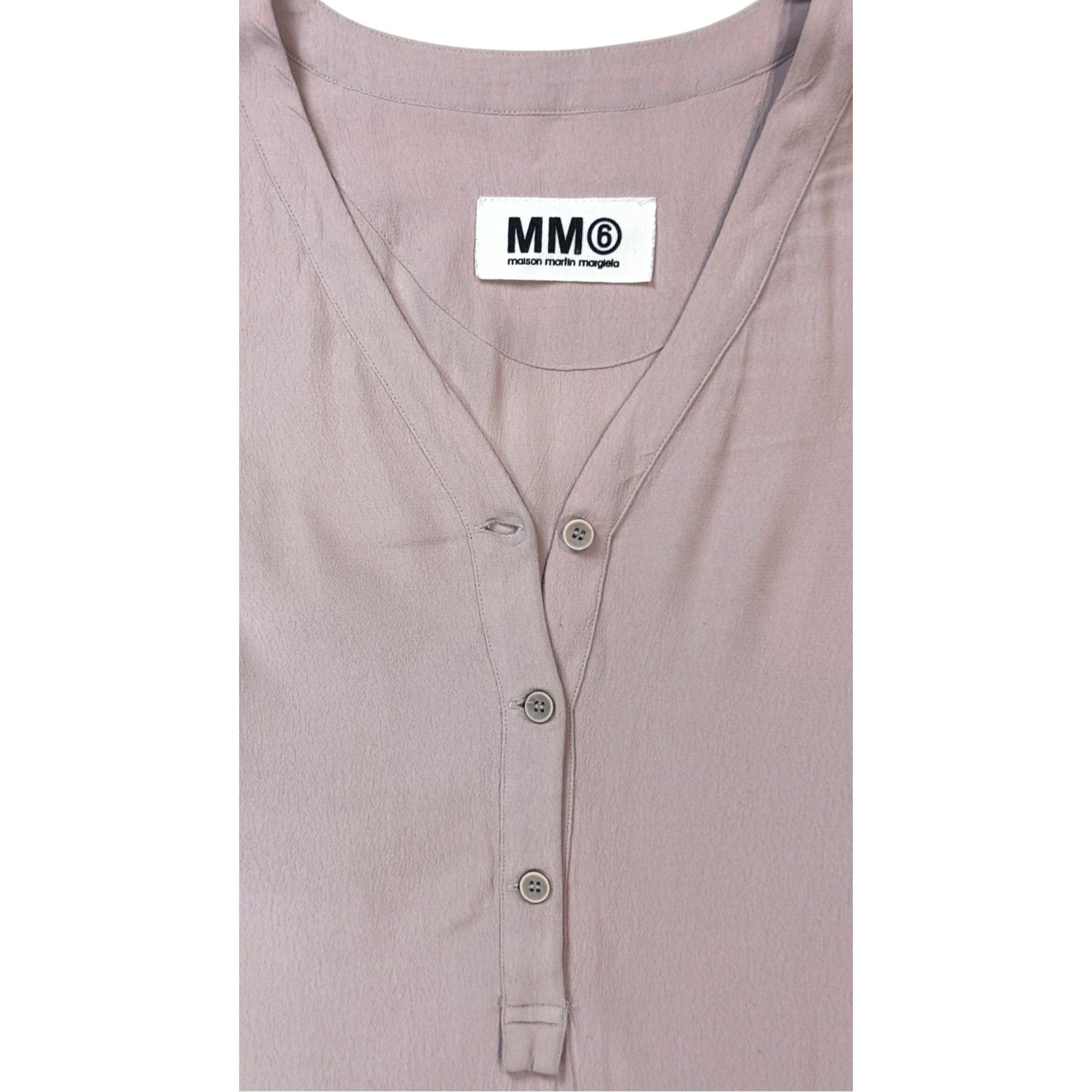 MM6 ♚ Maison Margiela Six 2001 Viscose Dress ♚ Size M / US 6-8 / IT 42-44 - 2 Thumbnail