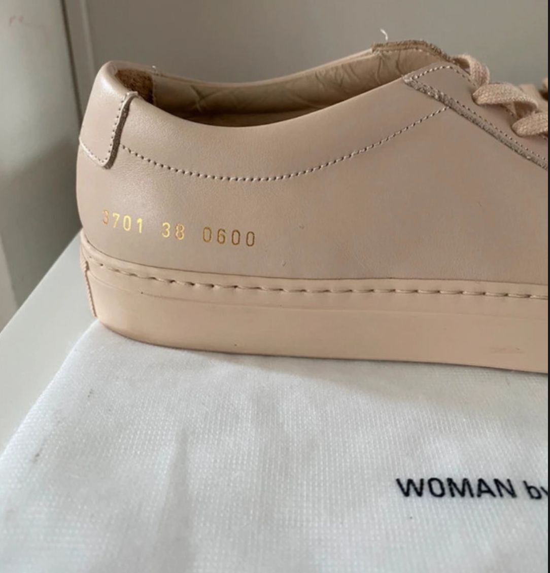 Common Projects Common Projects Original Achilles Rose Beige Sneakers Size US 7.5 / IT 37.5 - 4 Thumbnail
