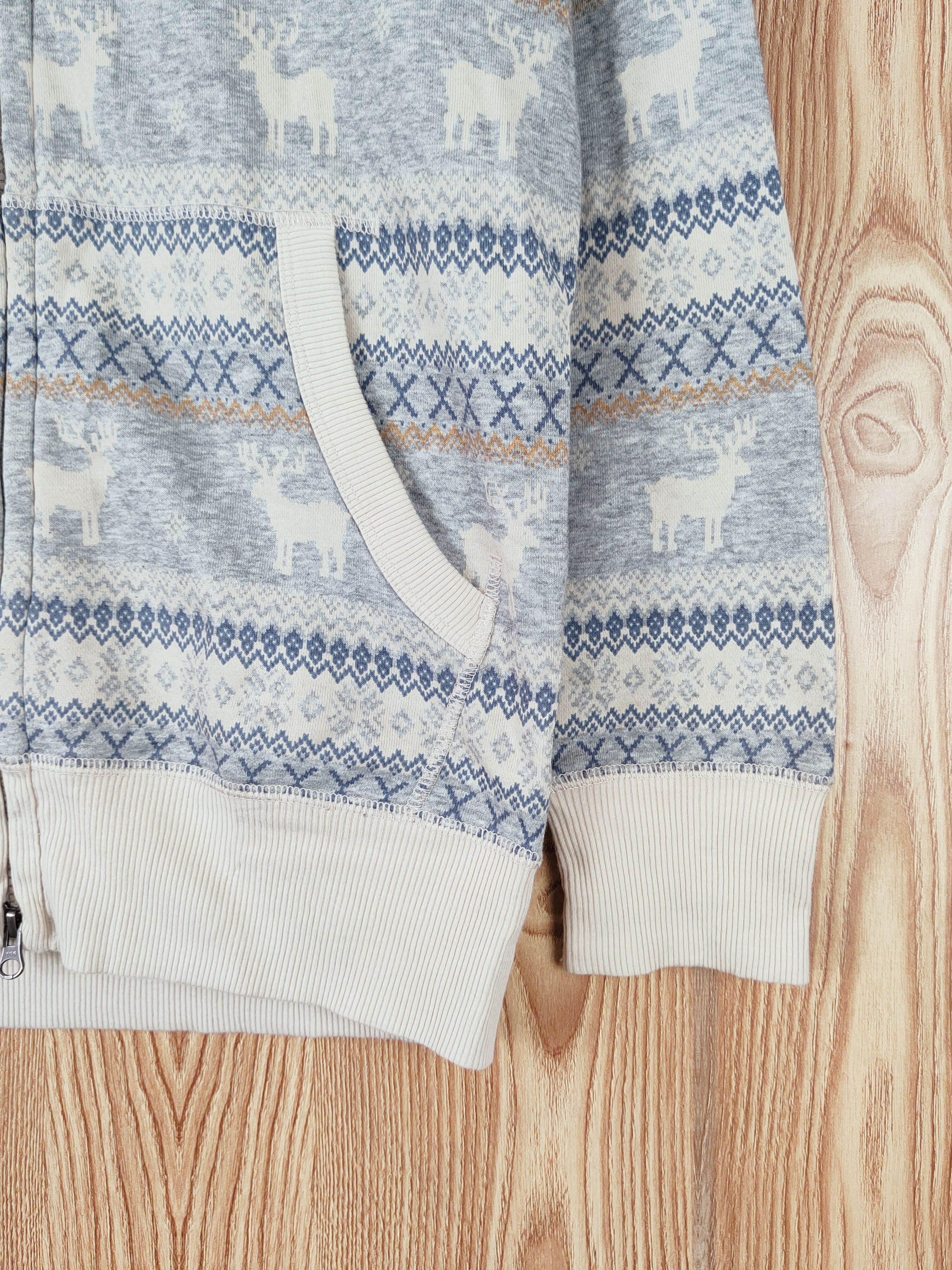 Uniqlo × Vintage Vintage Art Design 💥 Uniqlo Gray Hoodie Sweaters Size US L / EU 52-54 / 3 - 6 Thumbnail