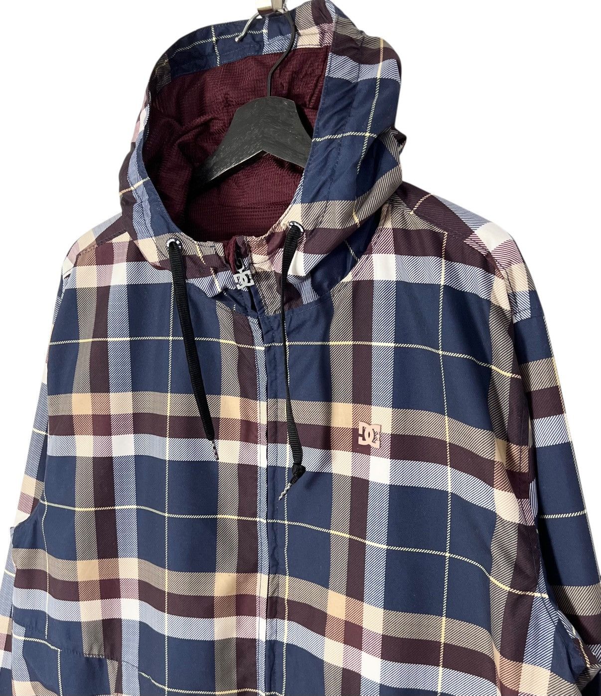 DC DC Skateboard Zipper Hoodie Checkered Windbreaker Jacket Size US L / EU 52-54 / 3 - 4 Thumbnail