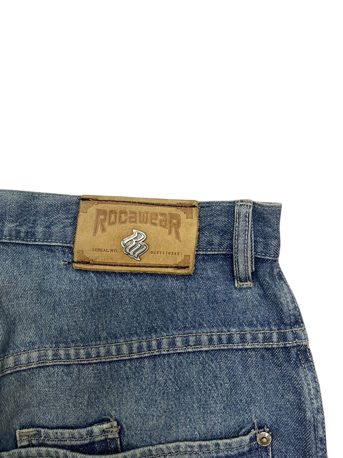 JNCO Y2K Rocawear Double Pocket Carpenter Jorts Size US 36 / EU 52 - 6 Thumbnail