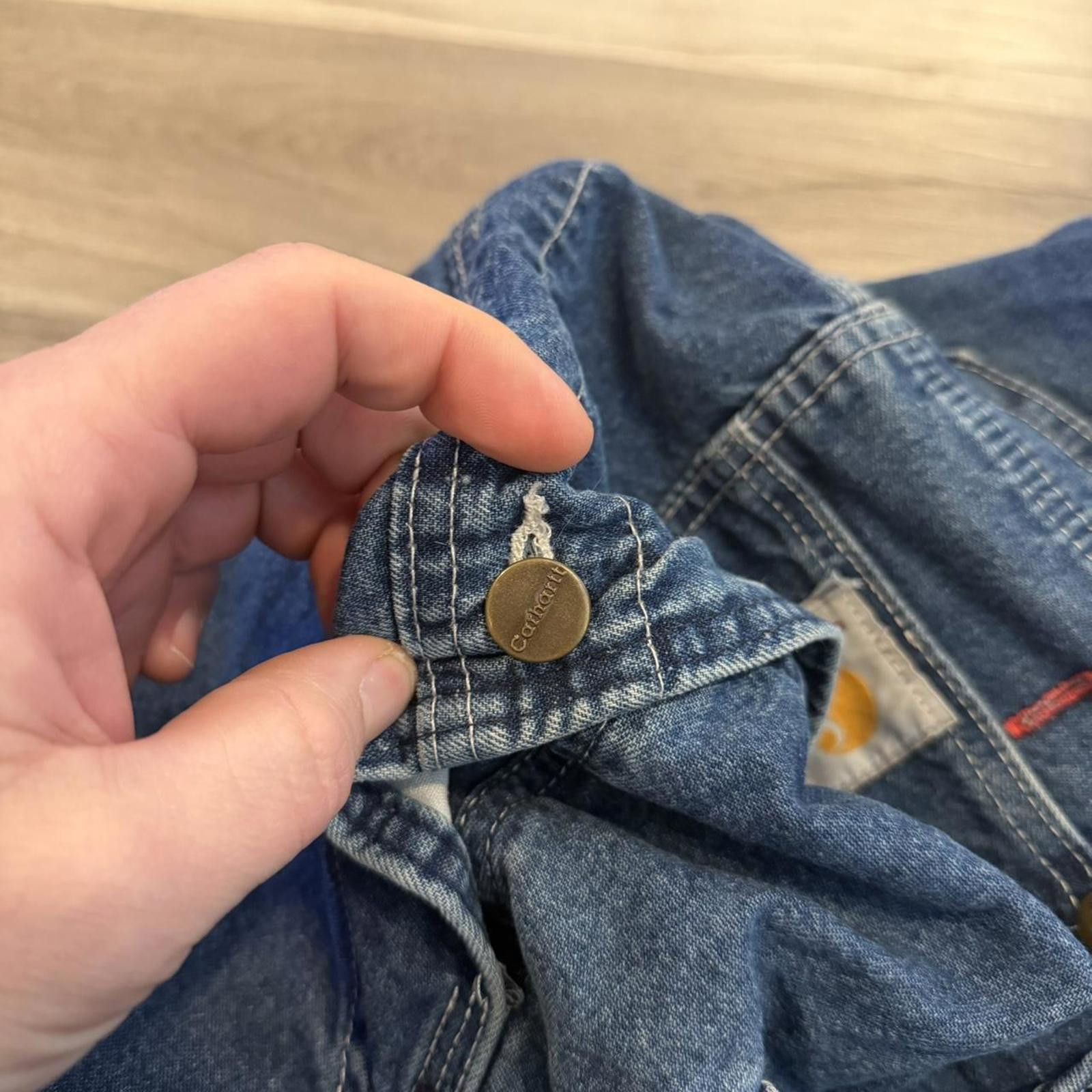 Other vintage carhartt denim overalls 0s 34x30 Size US 34 / EU 50 - 6 Thumbnail