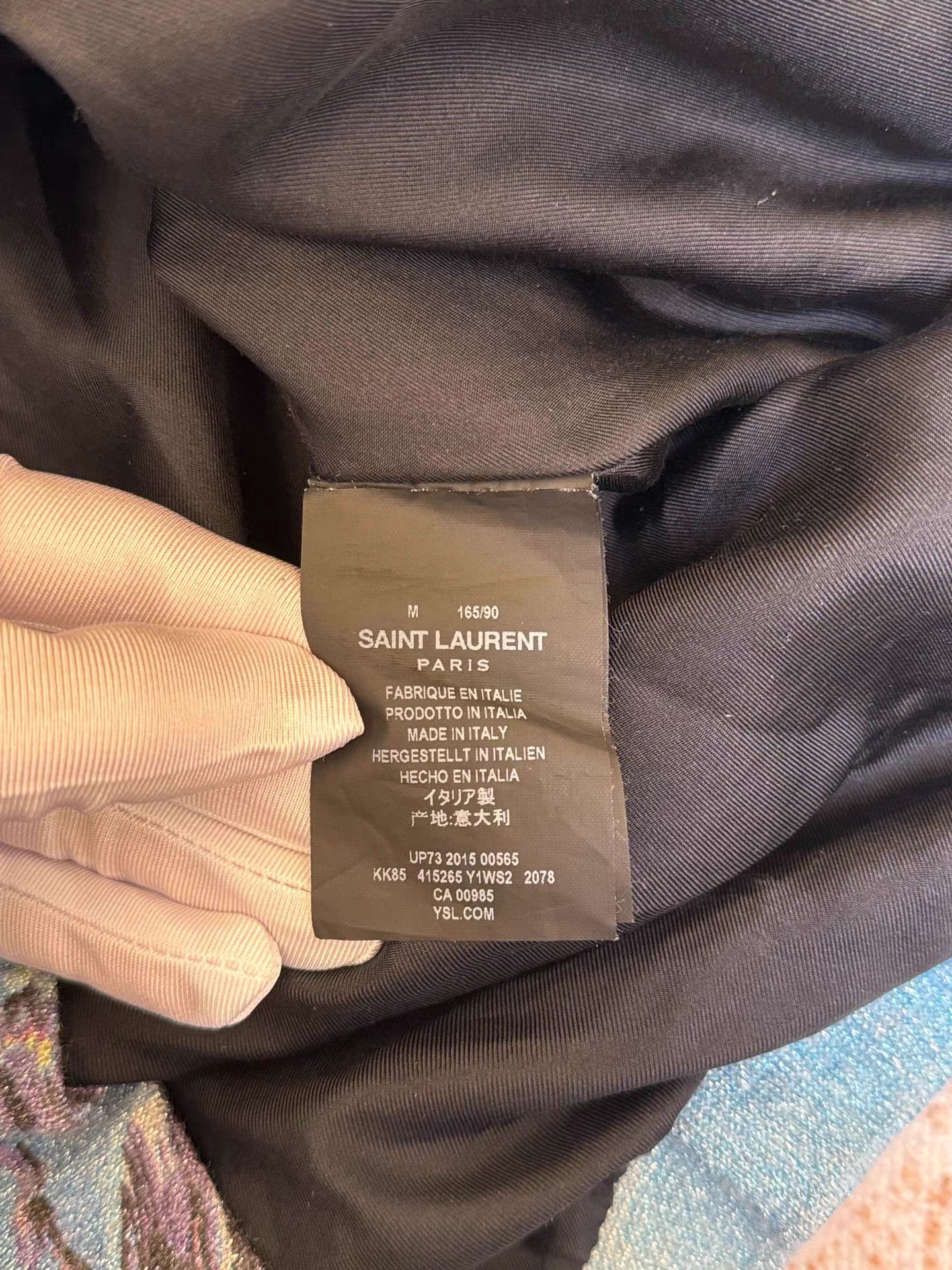 Saint Laurent Paris Saint Laurent Paris Wave Pattern Cardigan K6 Size US M / EU 48-50 / 2 - 7 Thumbnail