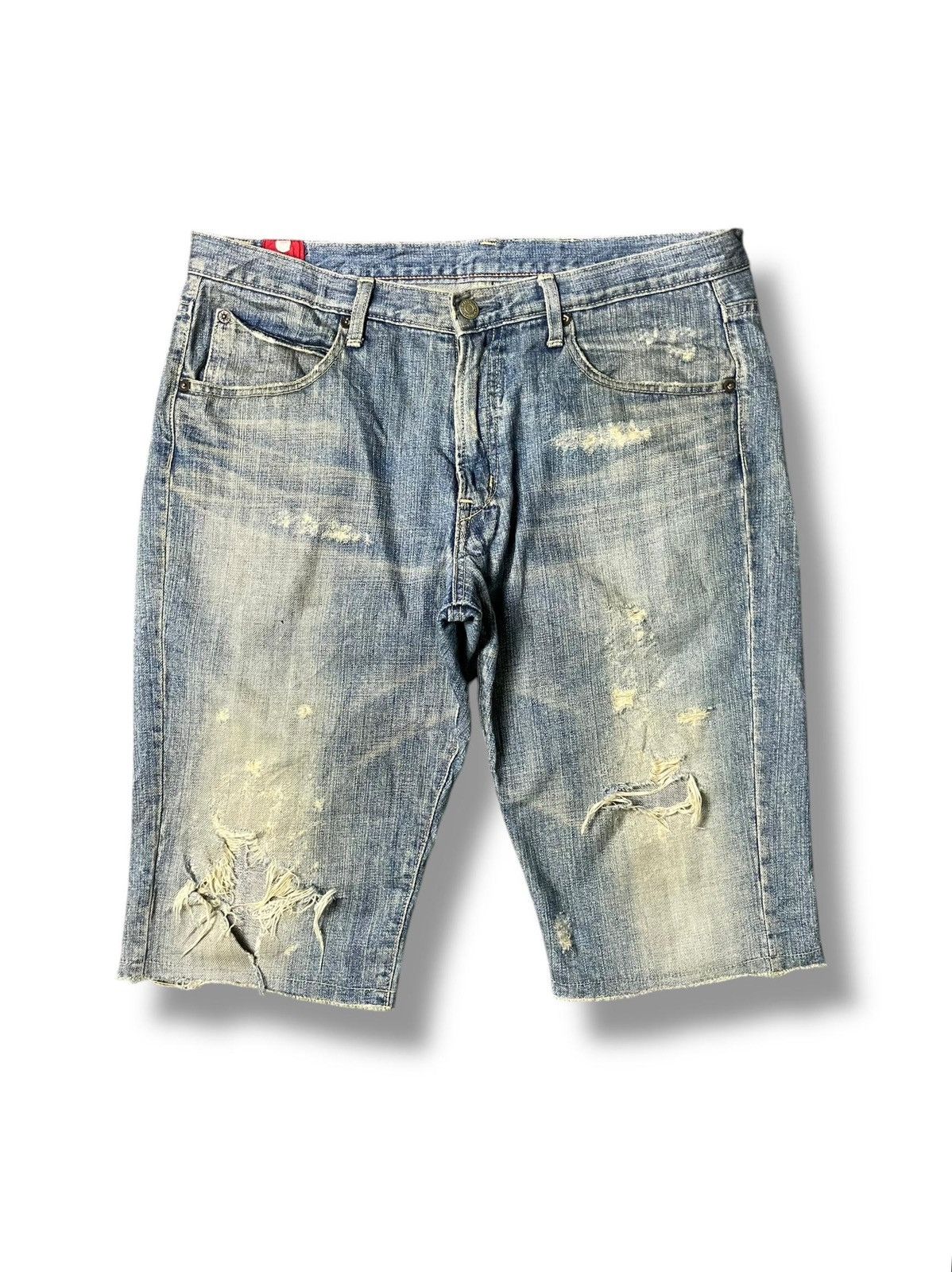 Japanese Brand Japanese Brand Blue Way Short Jeans (5) Size US 36 / EU 52 - 1 Thumbnail