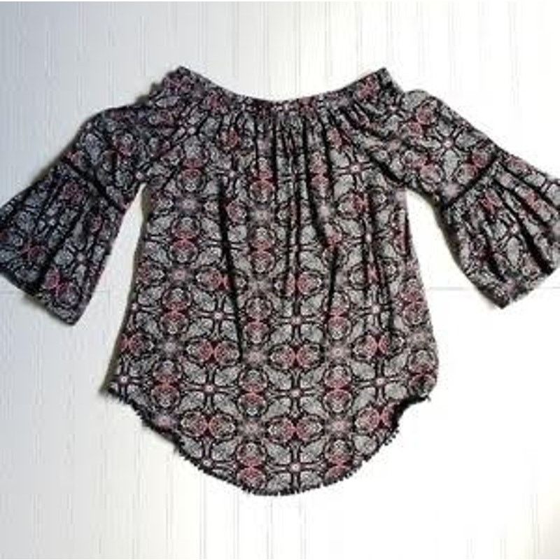 Nordstrom Solitaire | Off shoulder long bell sleeve top | M/L Size M / US 6-8 / IT 42-44 - 8 Thumbnail
