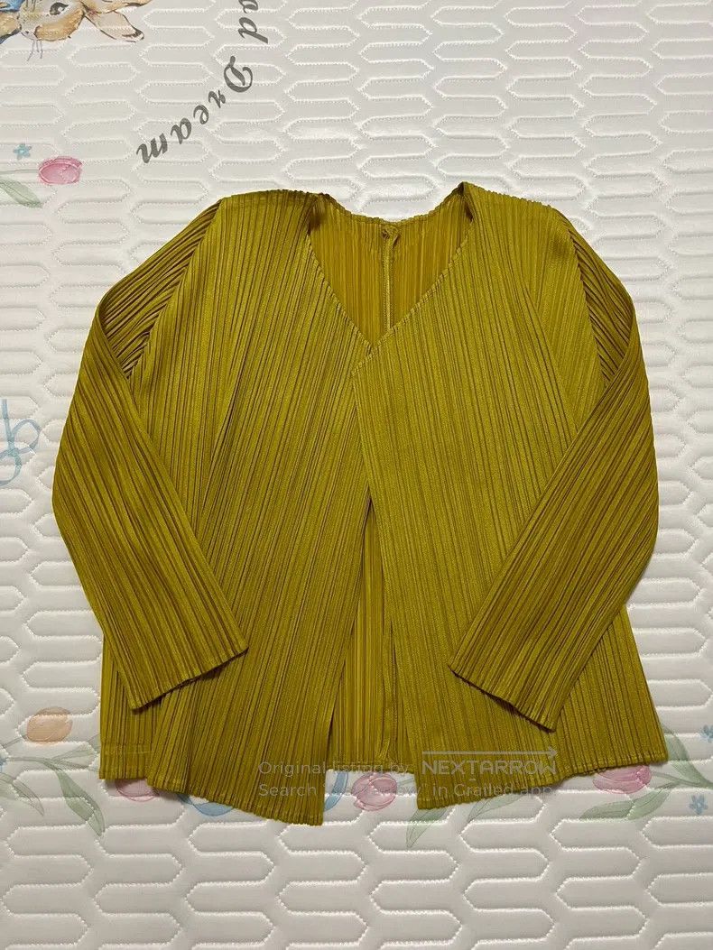Issey Miyake Issey Miyake Yellow Jacket Size L / US 10 / IT 46 - 1 Thumbnail