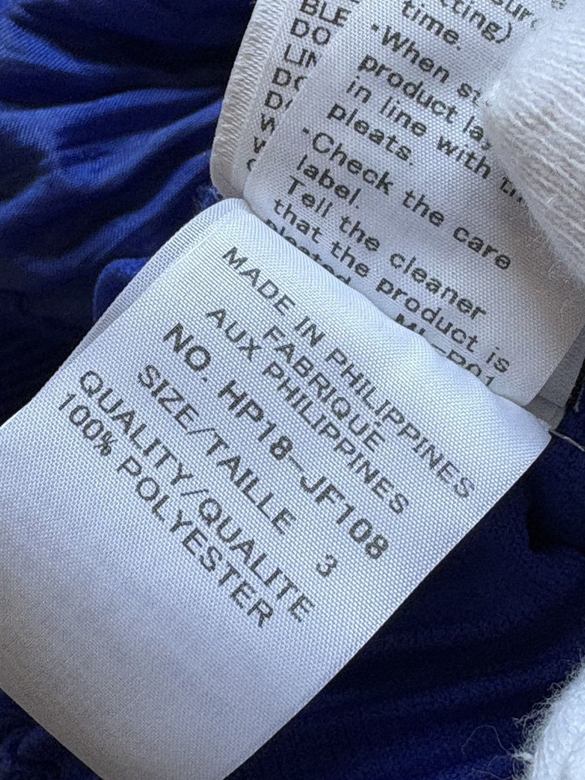 Homme Plisse Issey Miyake Homme Issey Miyake Blue Pleated Plisse Trouser Size US 32 / EU 48 - 8 Thumbnail