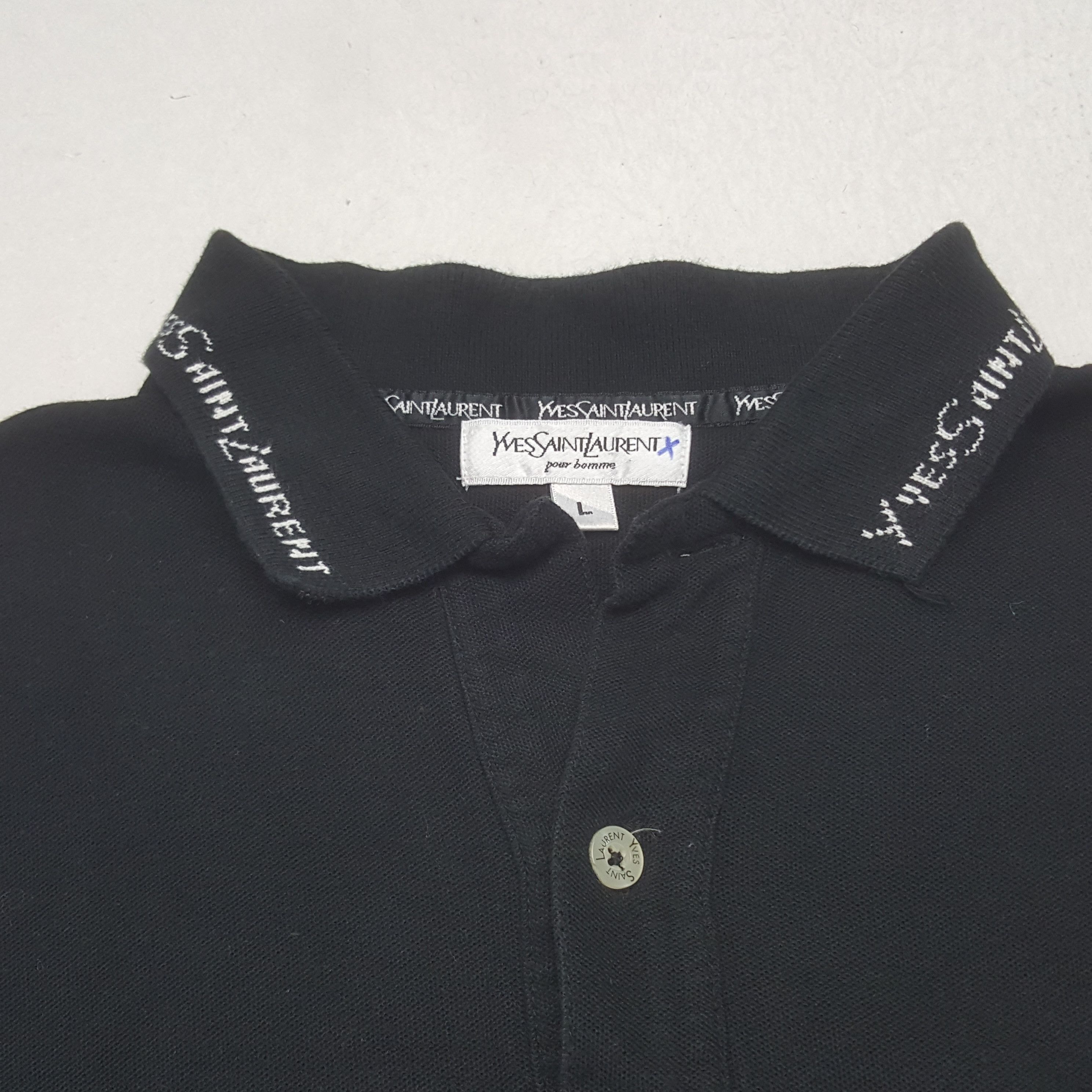 Yves Saint Laurent Vintage Yves Saint Laurent Polos Shirt Size US M / EU 48-50 / 2 - 5 Thumbnail