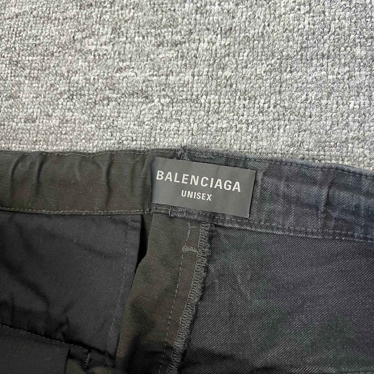 Balenciaga Balenciaga 24 New Denim Paneled Drawstring Cargo Overalls p Size US 28 / EU 44 - 5 Thumbnail