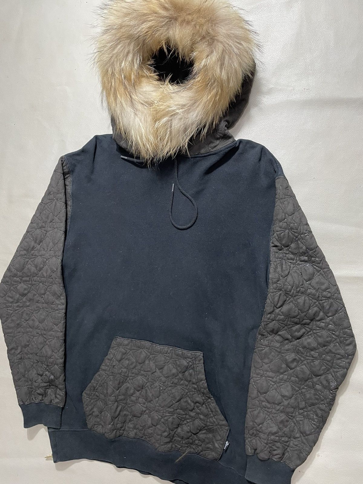 Japanese Brand 24karat gothic distressed Fur Hoodie Black ifsix lgb style Size US L / EU 52-54 / 3 - 2 Thumbnail