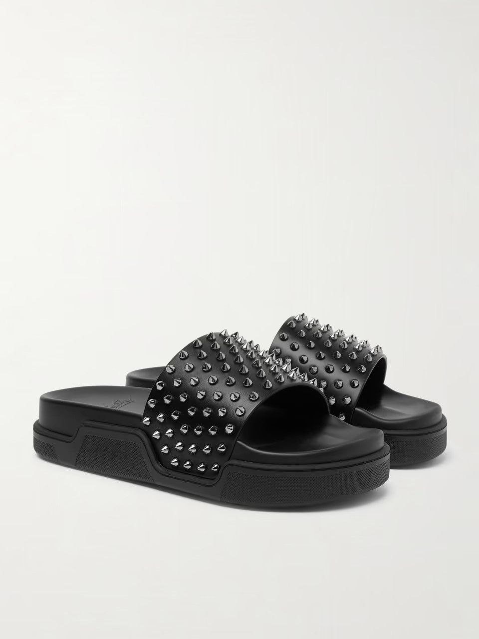 Christian Louboutin o1bcso1str1024 Sandal in Black Size US 10 / EU 43 - 3 Thumbnail