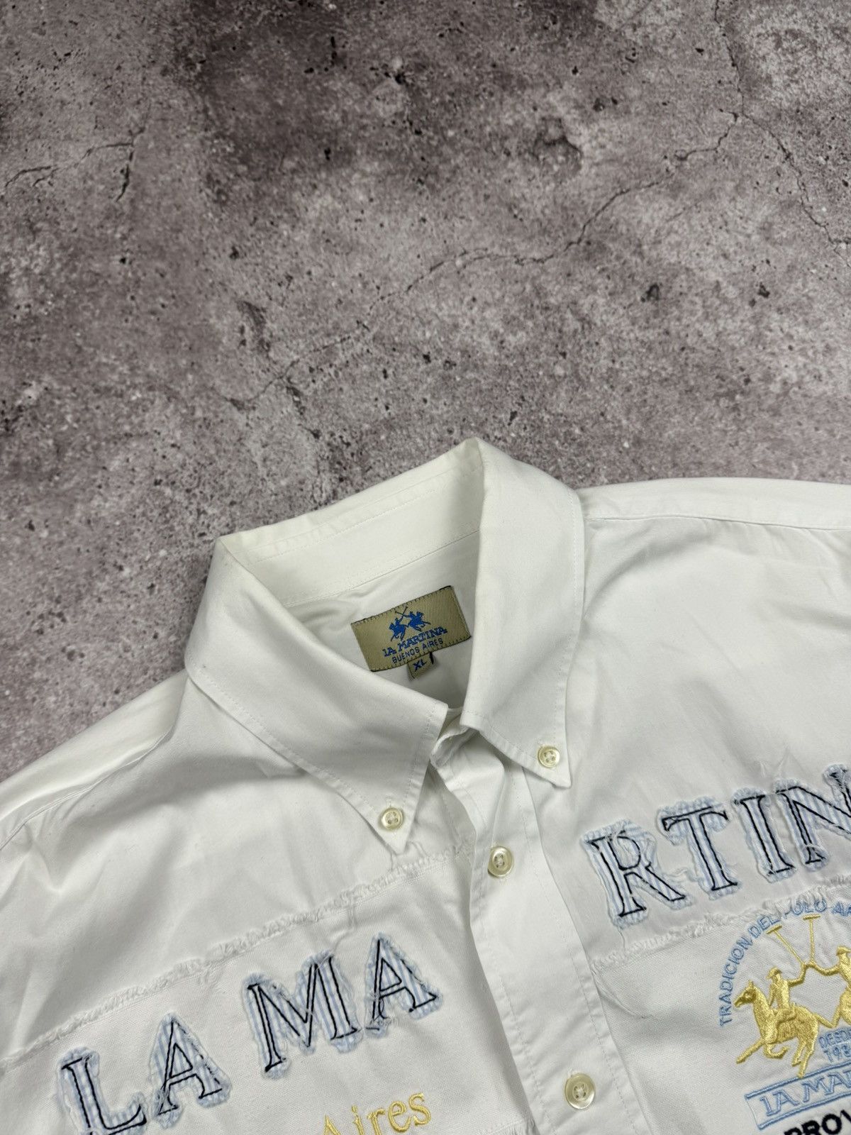 La Martina 🇦🇷 Vintage 90s La Martina Argentina shirt Y2K Rare retro Hype Size US XL / EU 56 / 4 - 5 Thumbnail