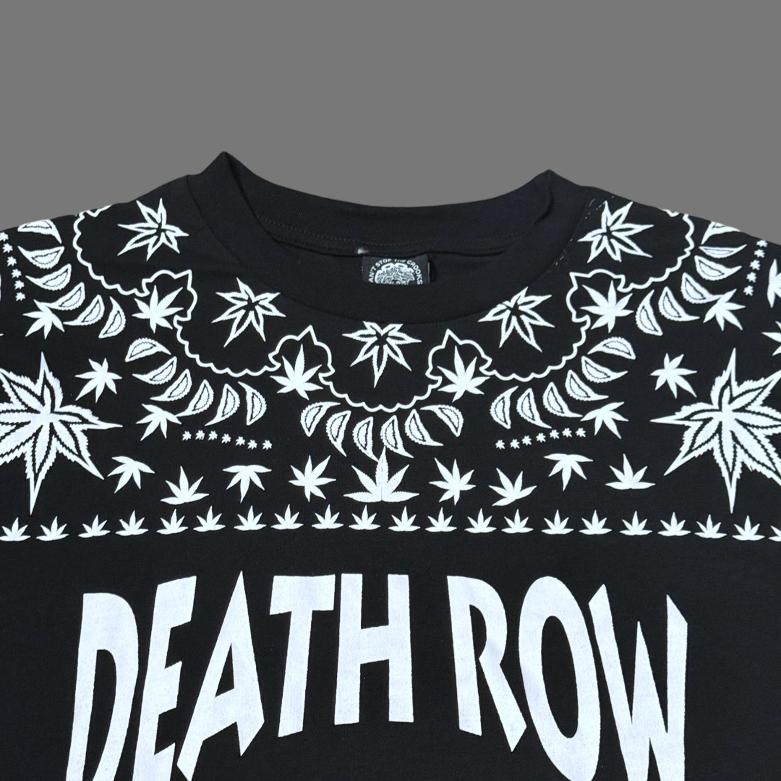 Crooks & Castles Crooks & Castles Death Row Records Paisley Black Tee Size L Size US L / EU 52-54 / 3 - 2 Thumbnail