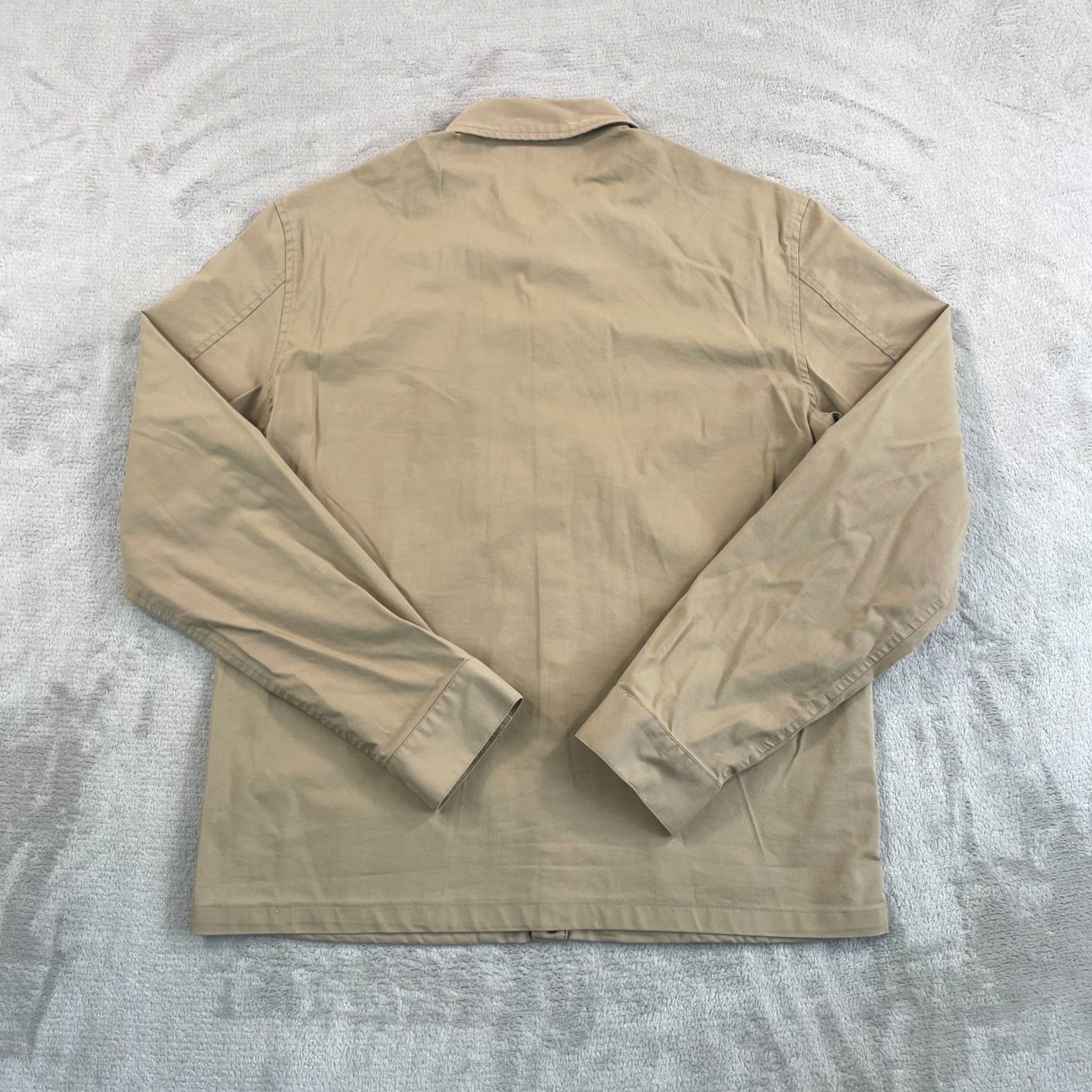 Vintage Kit & Ace Snap Up Shacket Jacket Men M Beige Travel Zip Pockets Shirt? Size US M / EU 48-50 / 2 - 5 Thumbnail