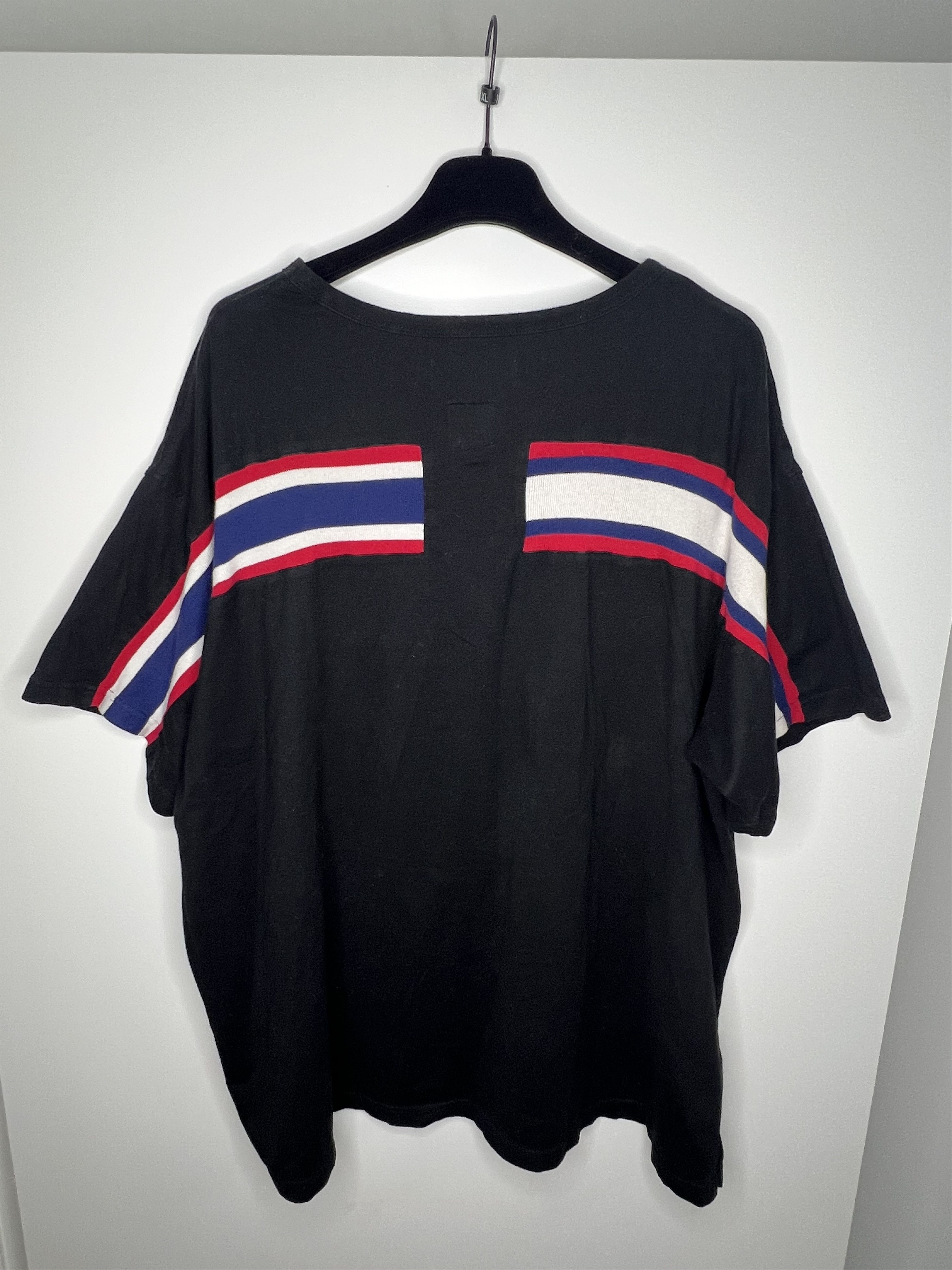 Facetasm Boxy Red and Blue Back Ribbed Tee Size US XL / EU 56 / 4 - 3 Thumbnail