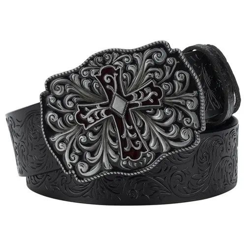 Designer Cross Vintage Belt Riveted Belts Menswear Accessories Size ONE SIZE - 1 Thumbnail
