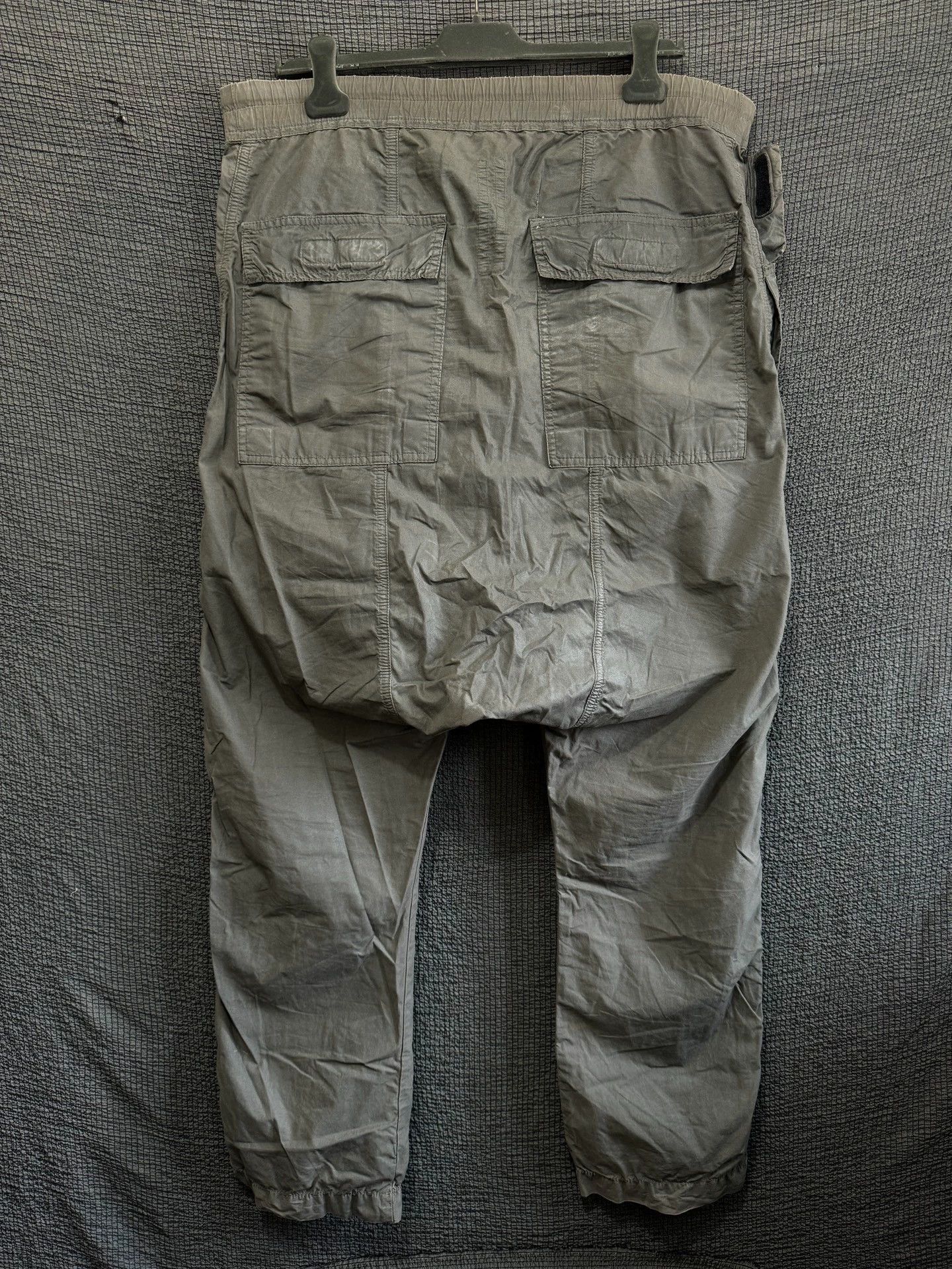 Rick Owens Rick Owens 15ss Waxed Diagonal Zip Drop Crotch Pants M Size US 32 / EU 48 - 2 Thumbnail