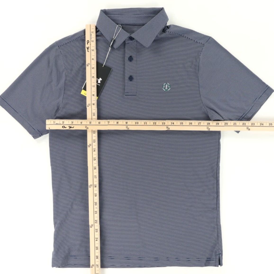 Under Armour Under Armour Heatgear Golf The Memorial Striped Polo Shirt Blue MENS S Size US S / EU 44-46 / 1 - 3 Thumbnail