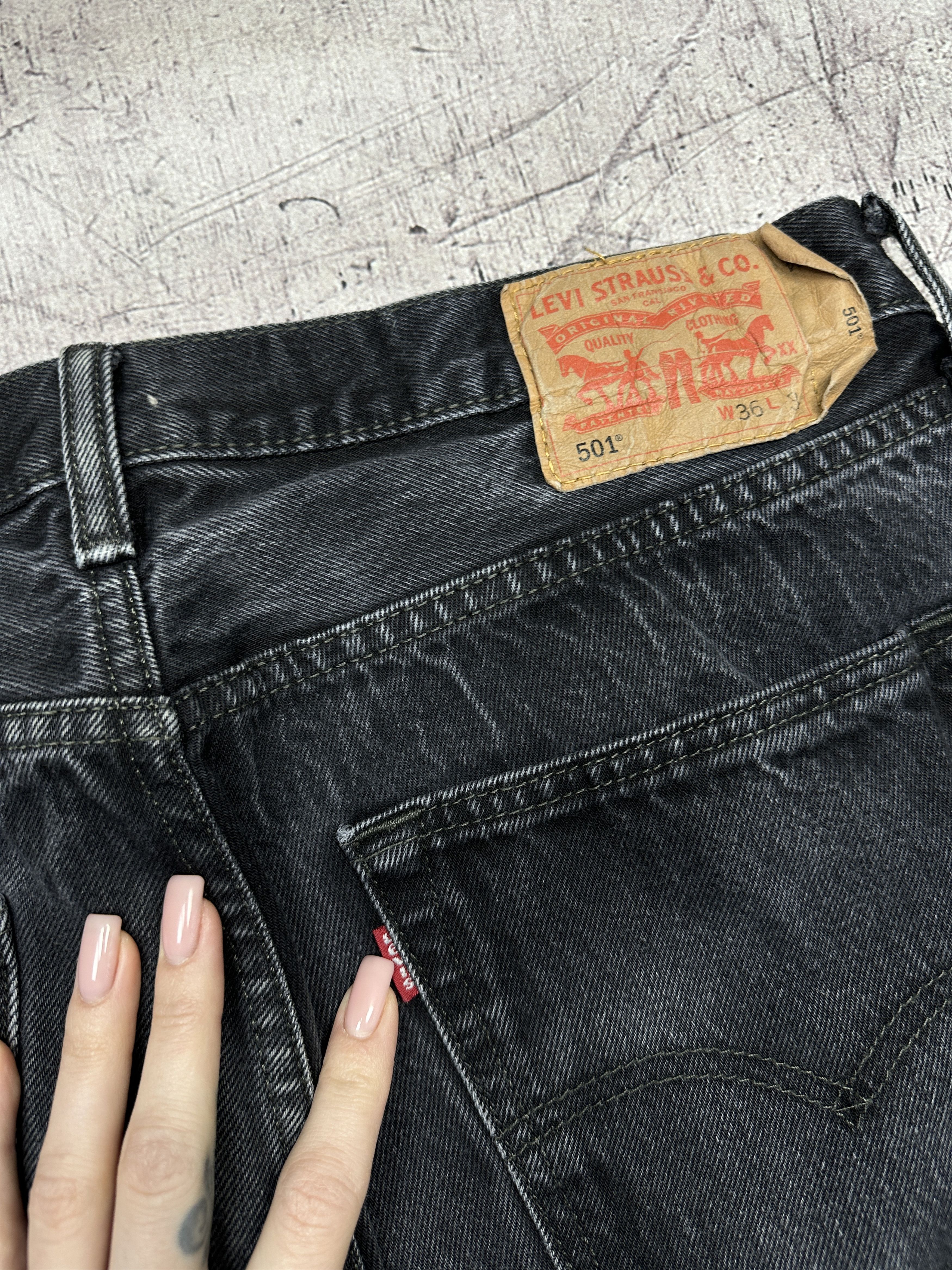 Levi's Levi's 501 Mens Denim Pants Jeans Size 36 x 34 Size US 36 / EU 52 - 3 Thumbnail