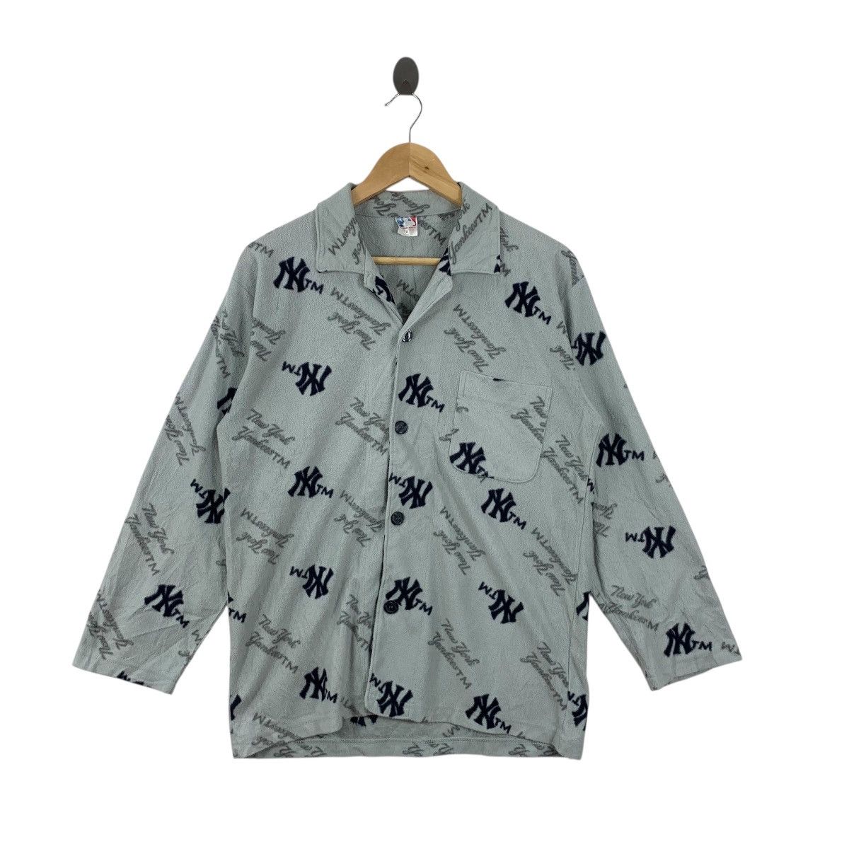 MLB MLB NEW YORK YANKEES Major League Baseball Fleece Jacket Size M / US 6-8 / IT 42-44 - 3 Thumbnail
