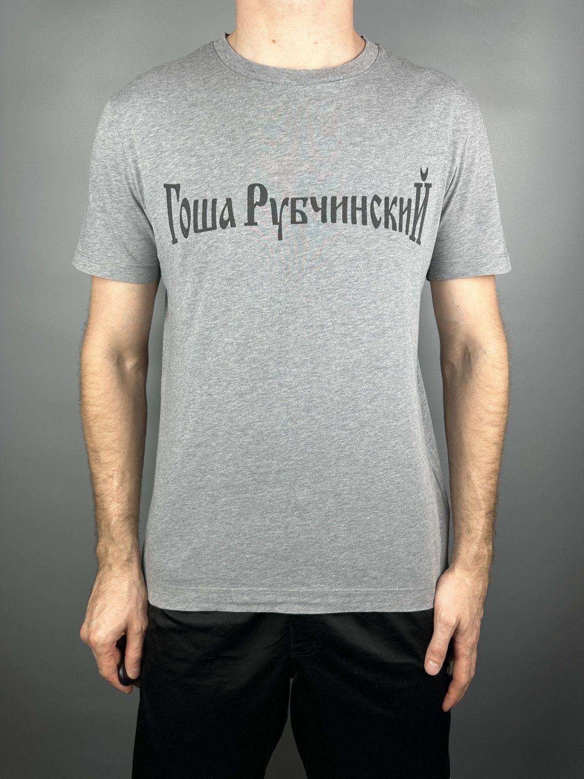 Gosha Rubchinskiy Gosha Rubchinskiy Big Logo T Shirt Tee Size US M / EU 48-50 / 2 - 2 Thumbnail