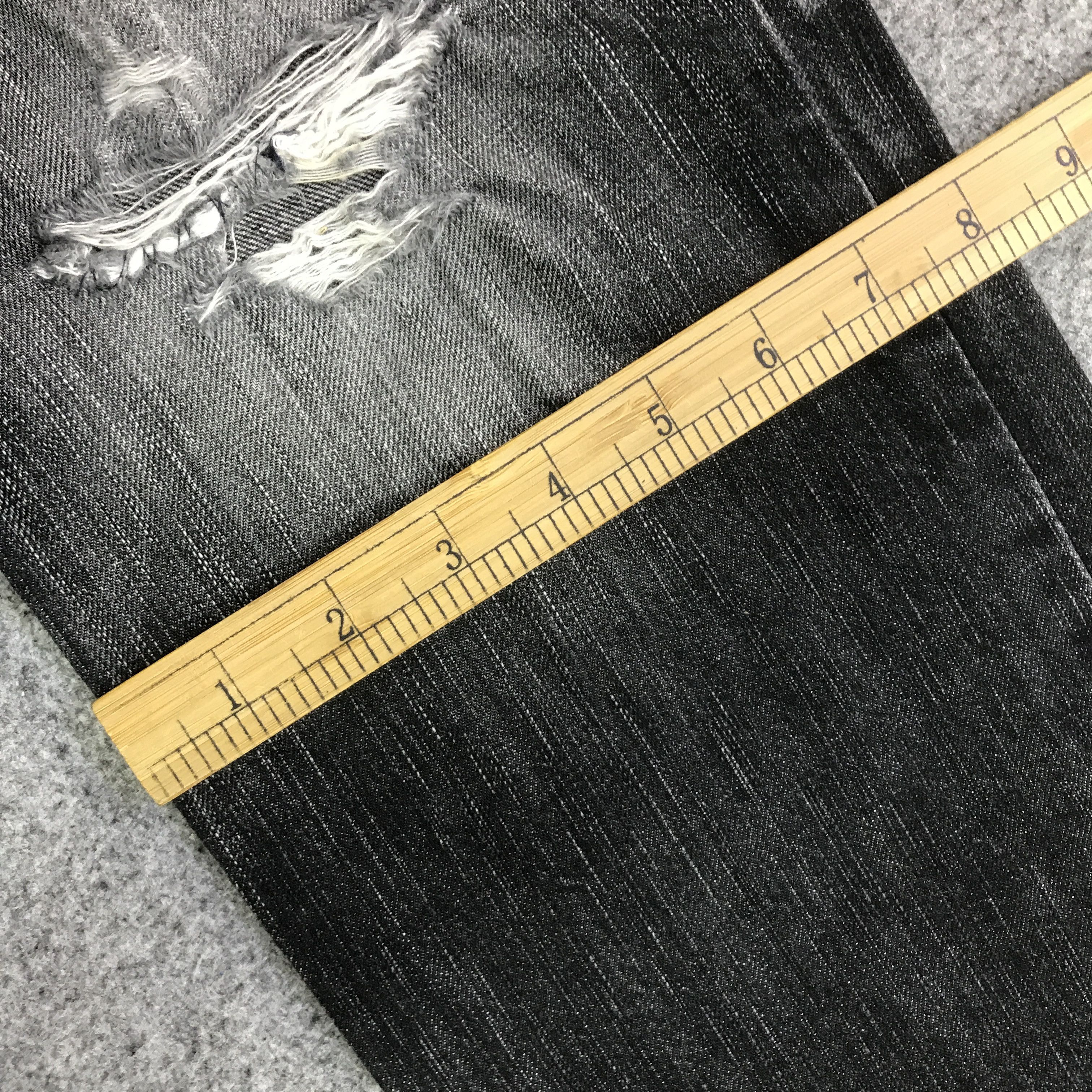 Edwin EDWIN BLACK FADED DENIM DISTRESSED JEANS PANTS K74B19 Size US 28 / EU 44 - 9 Thumbnail