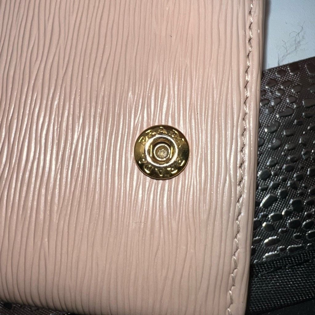 Prada Prada Textured Saffiano Leather Long Wallet **SEE PHOTOS AND DESCRIPTION Size ONE SIZE - 15 Thumbnail