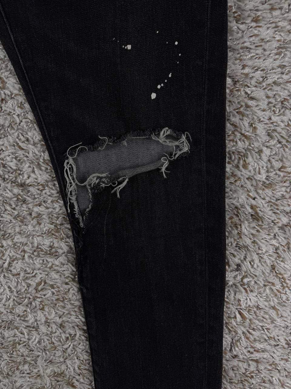 Purple Brand PURPLE BRAND Over Spray Skinny Jeans 'Black' Size US 31 - 4 Thumbnail